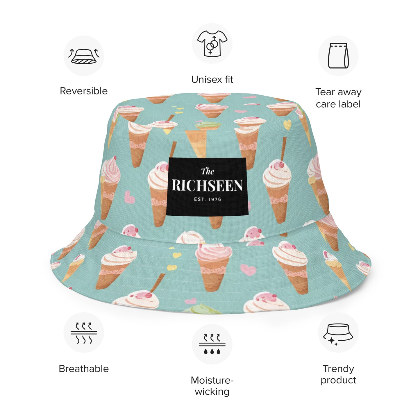 Reversible bucket hat