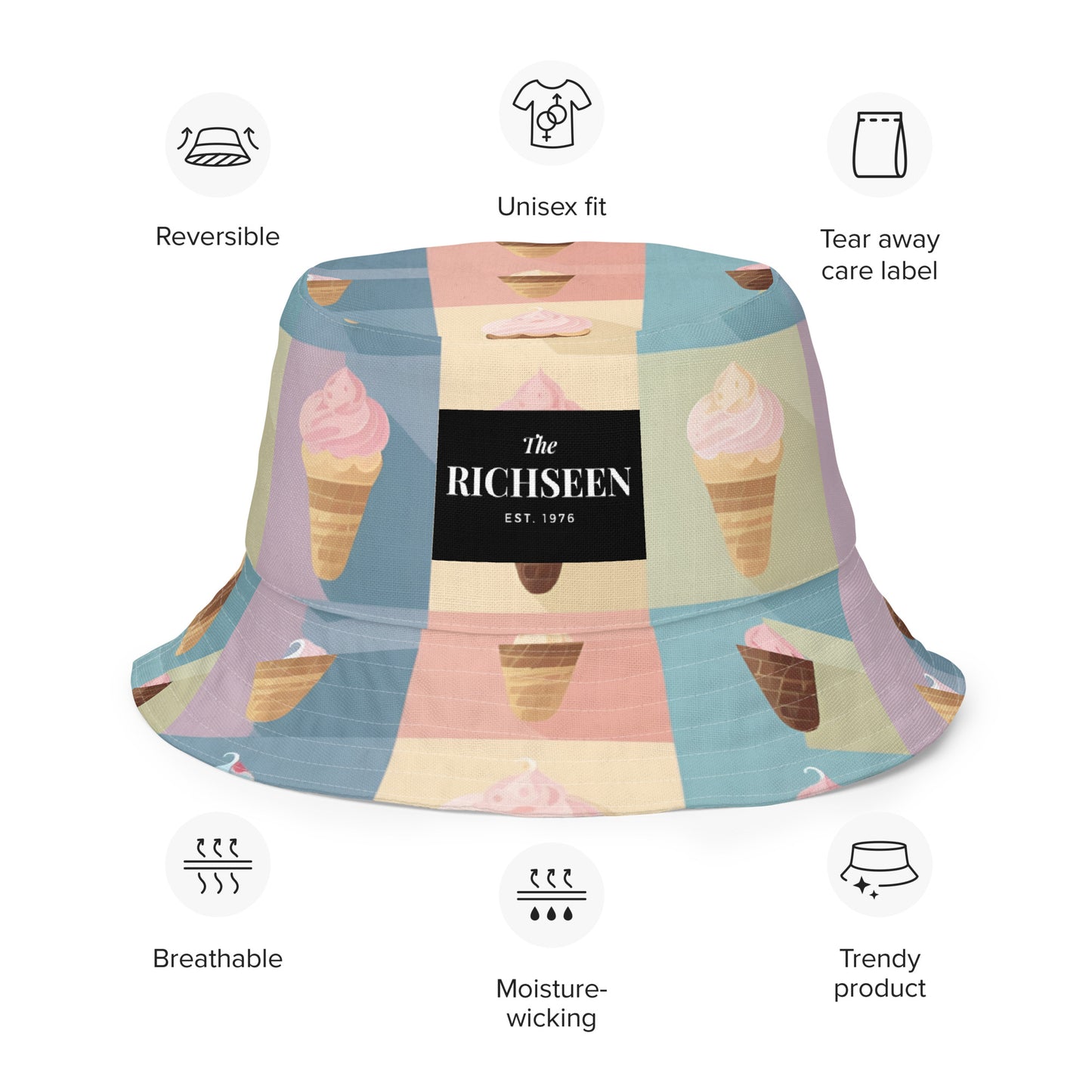 Reversible bucket hat