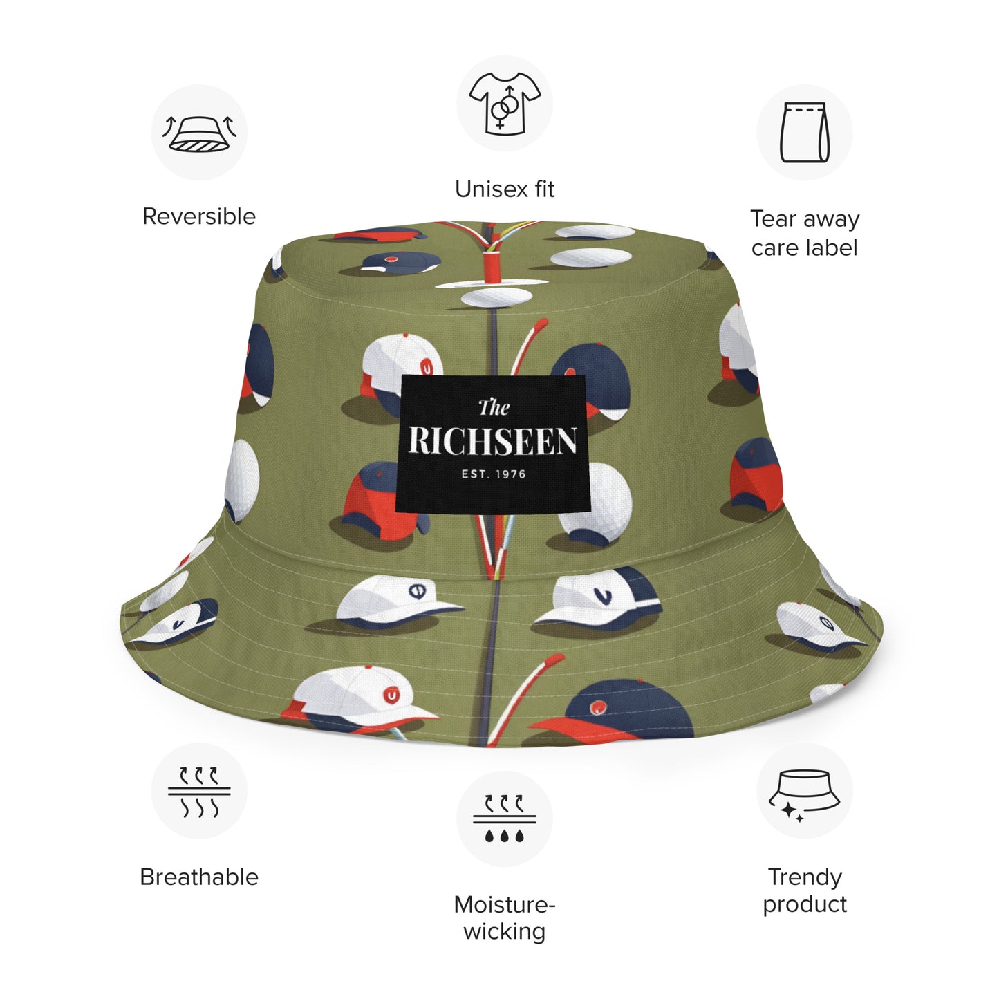 Reversible bucket hat