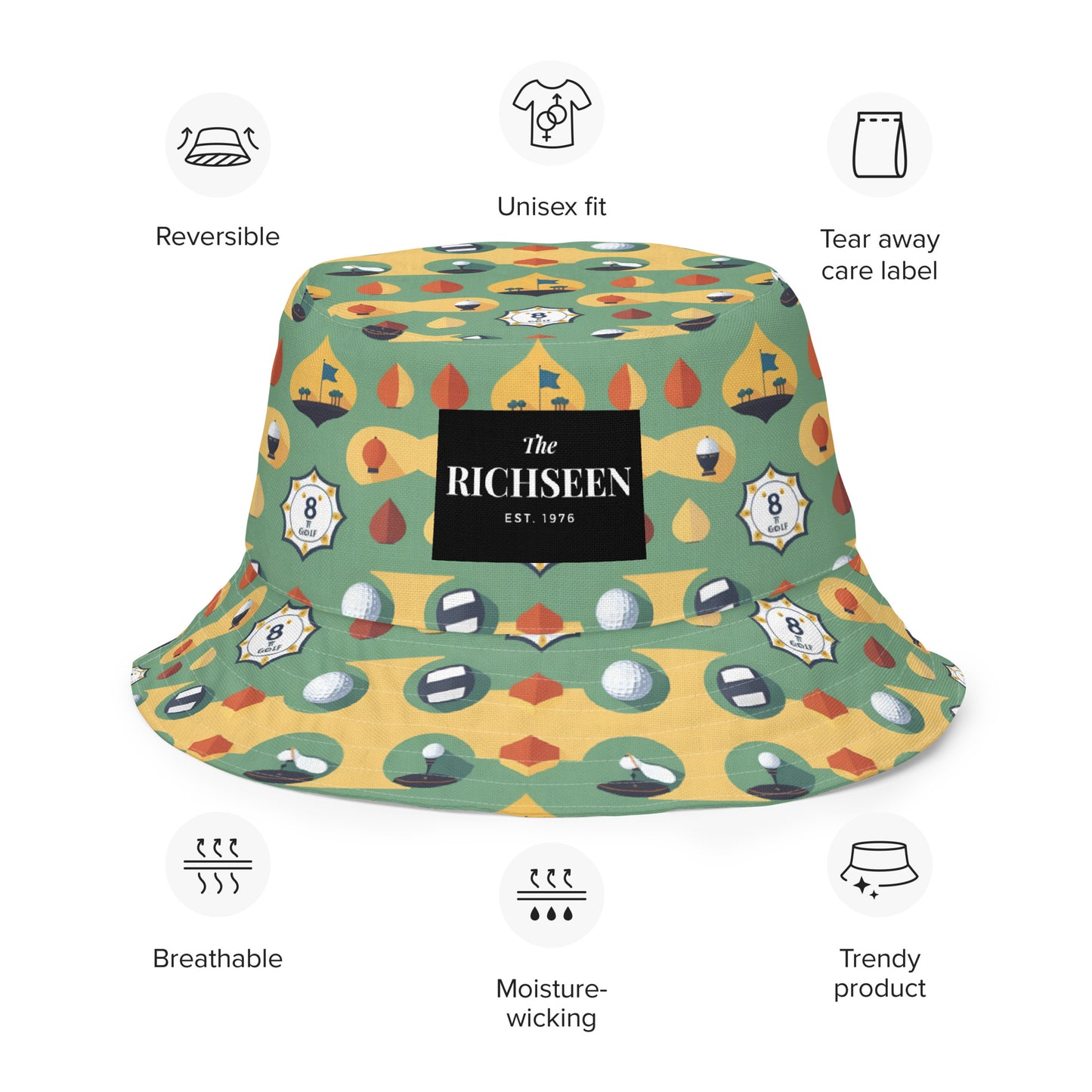 Reversible bucket hat