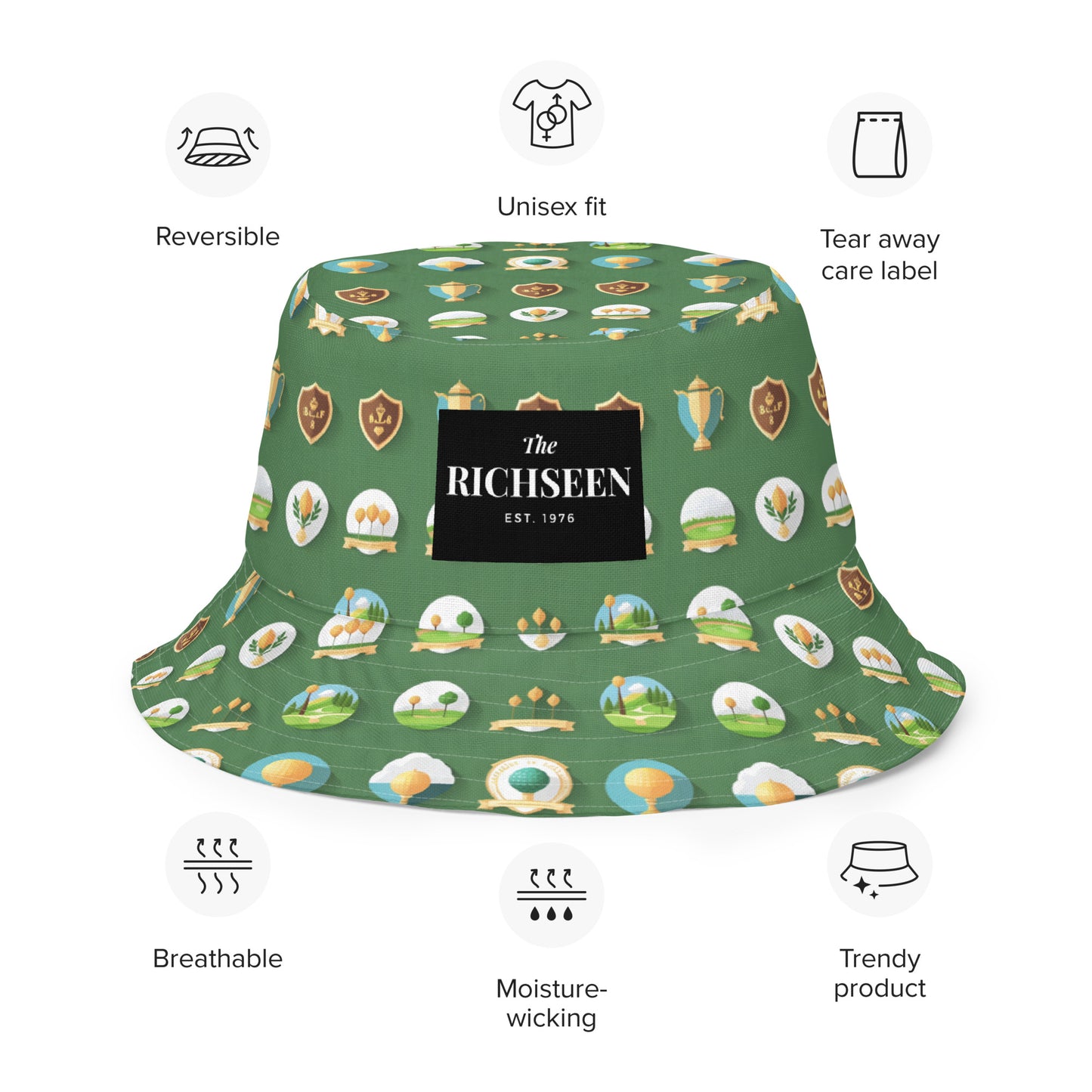 Reversible bucket hat