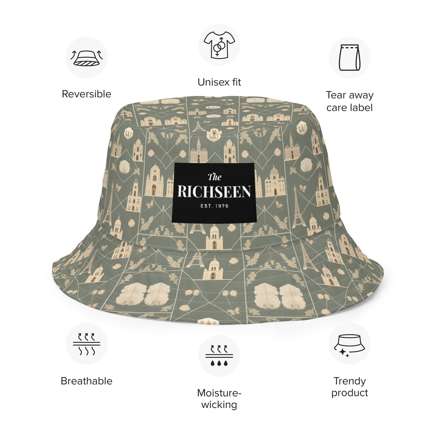 Reversible bucket hat