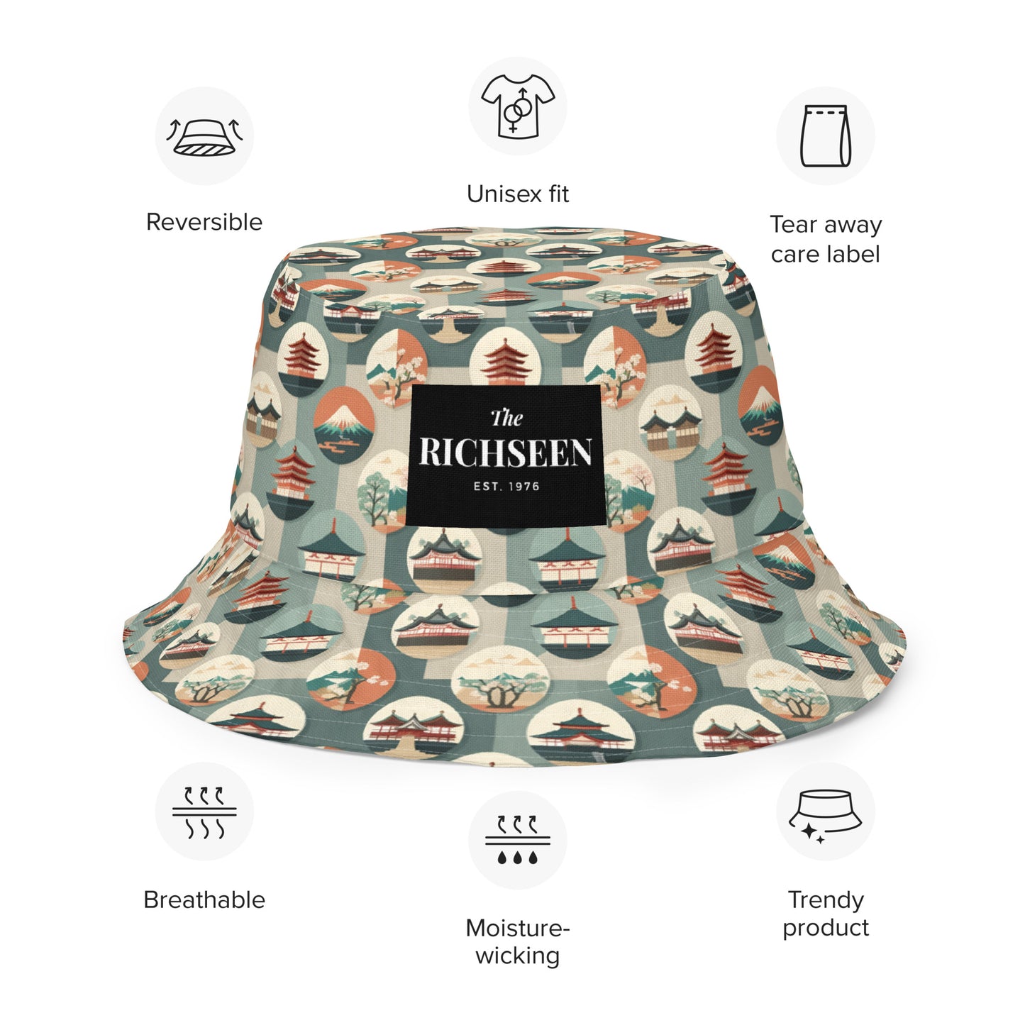 Reversible bucket hat