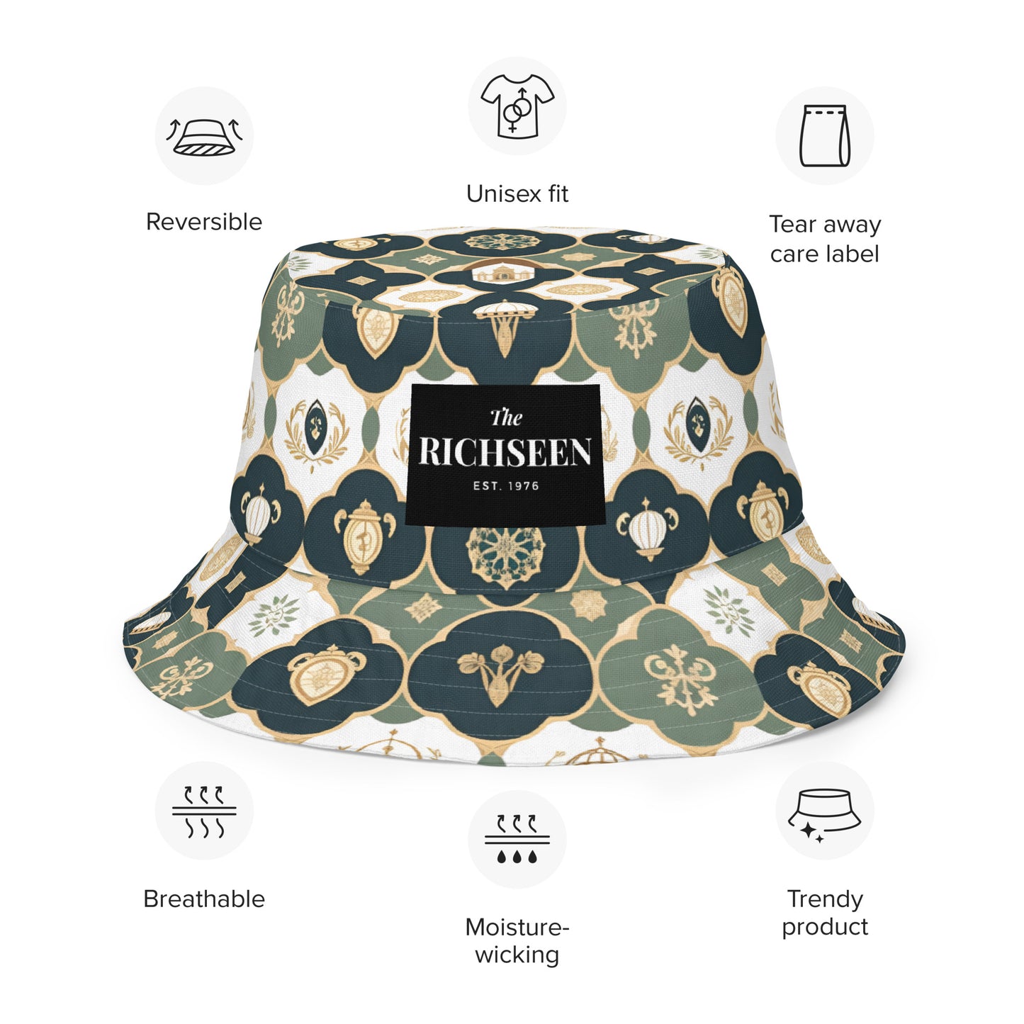 Reversible bucket hat