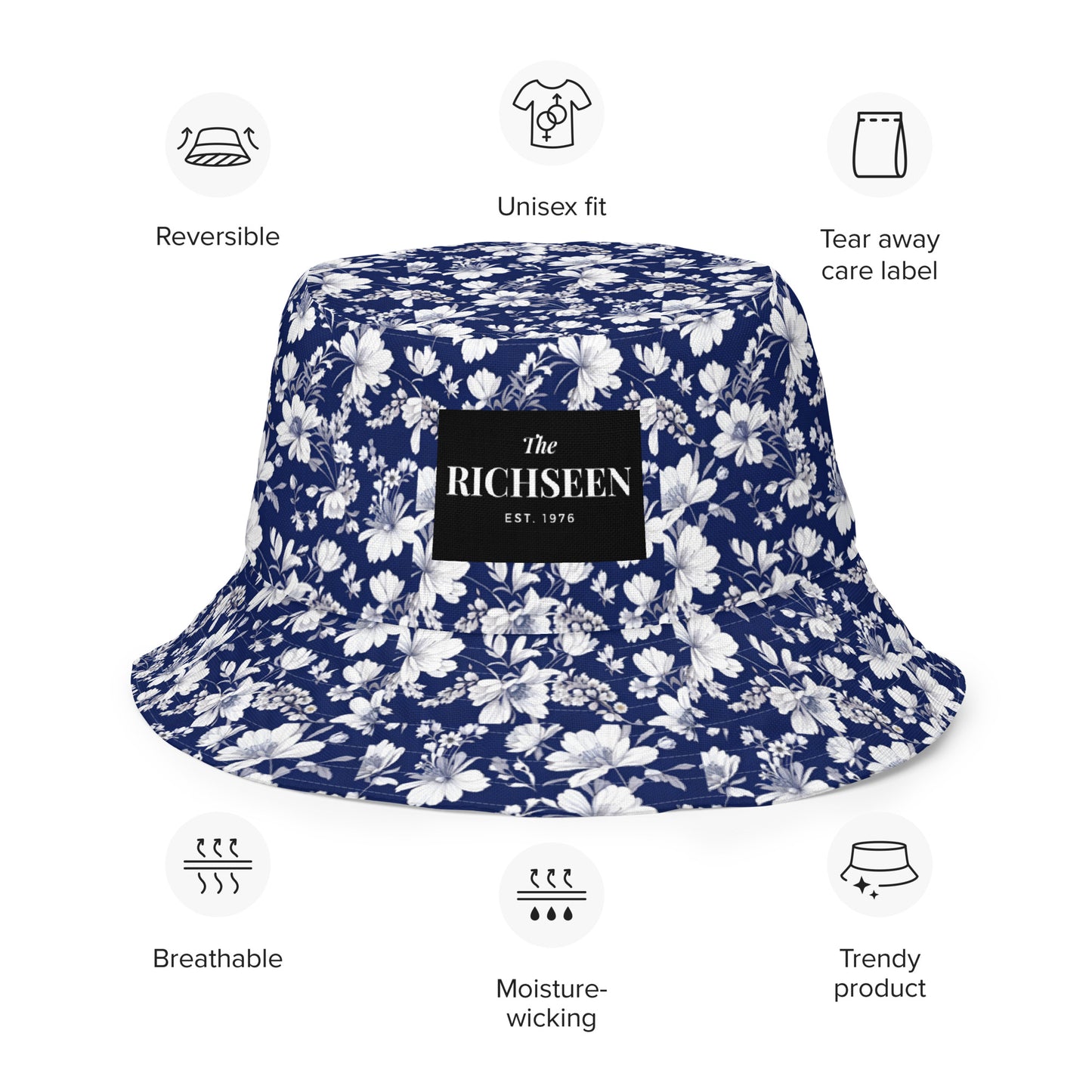 Reversible bucket hat