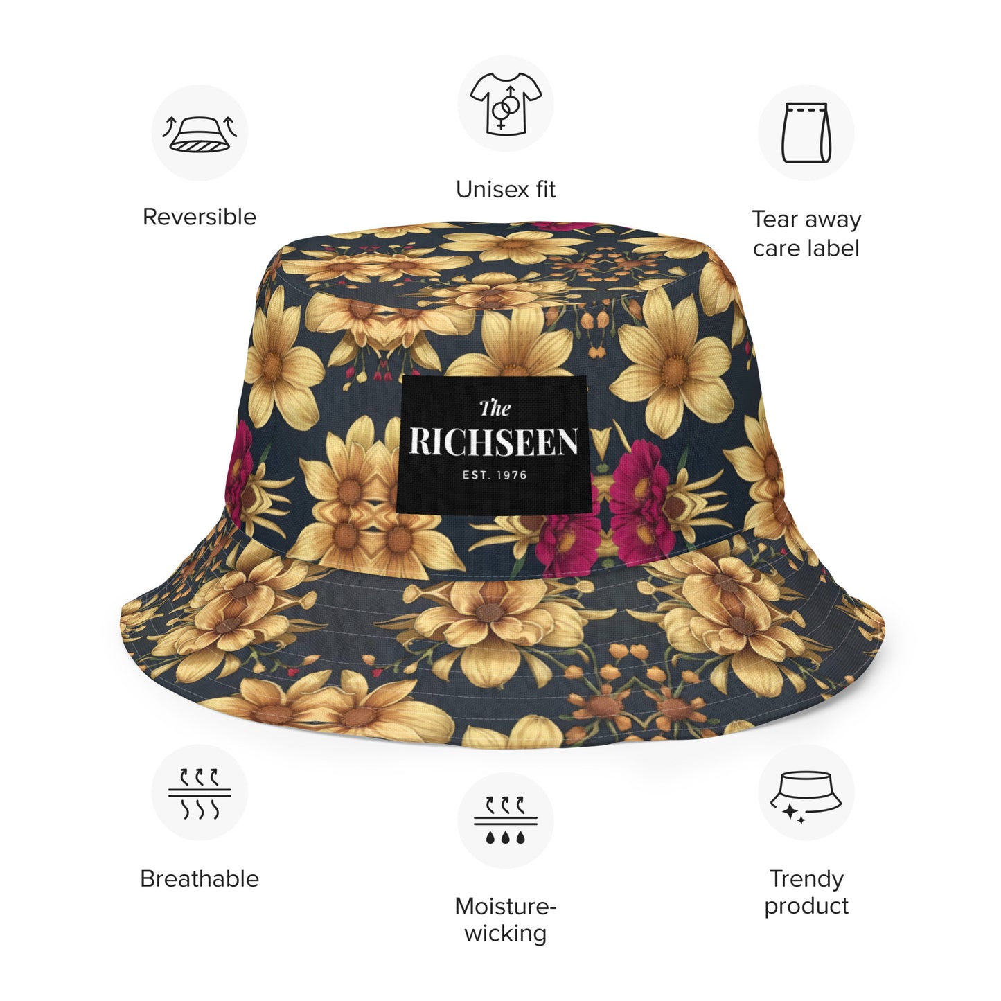 Reversible bucket hat