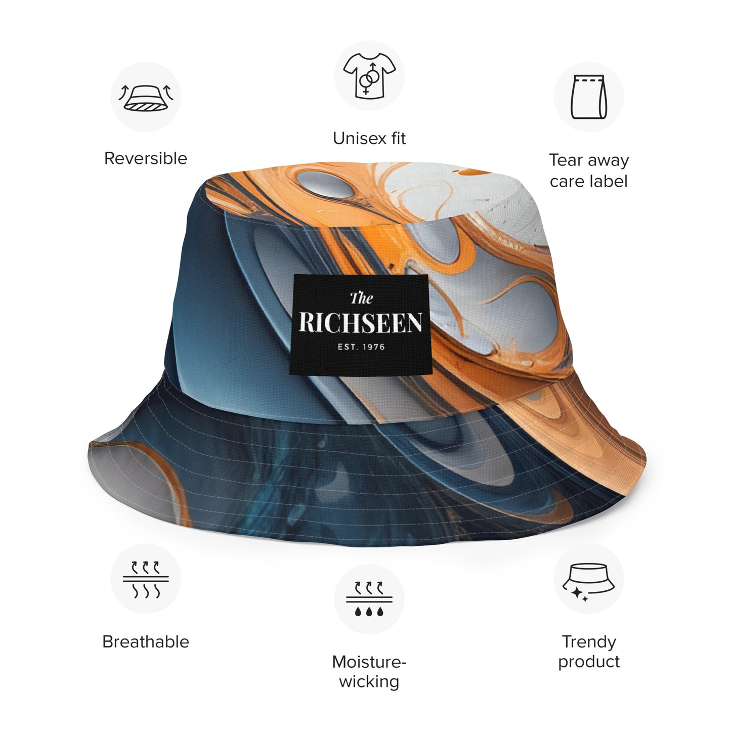 Reversible bucket hat