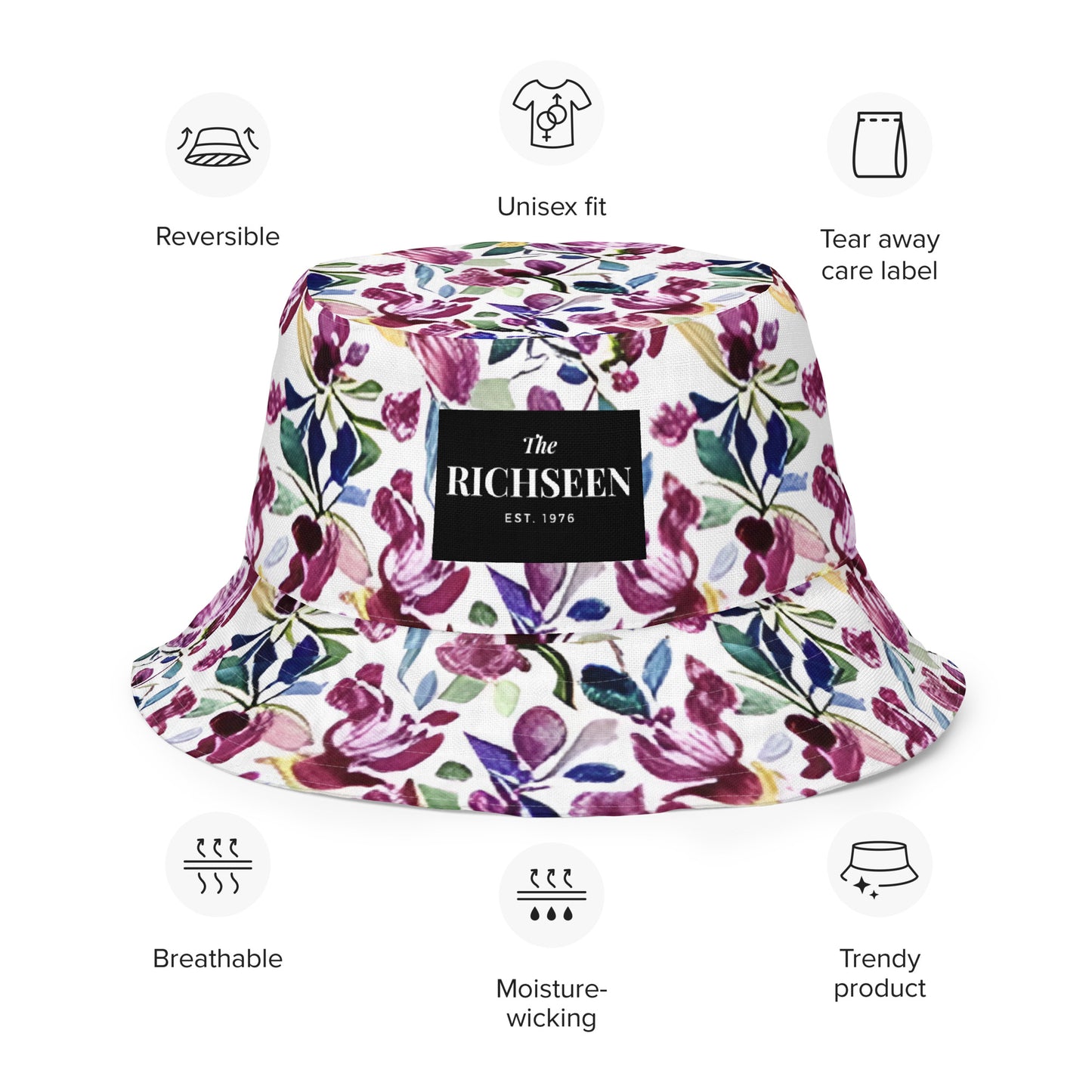 Reversible bucket hat