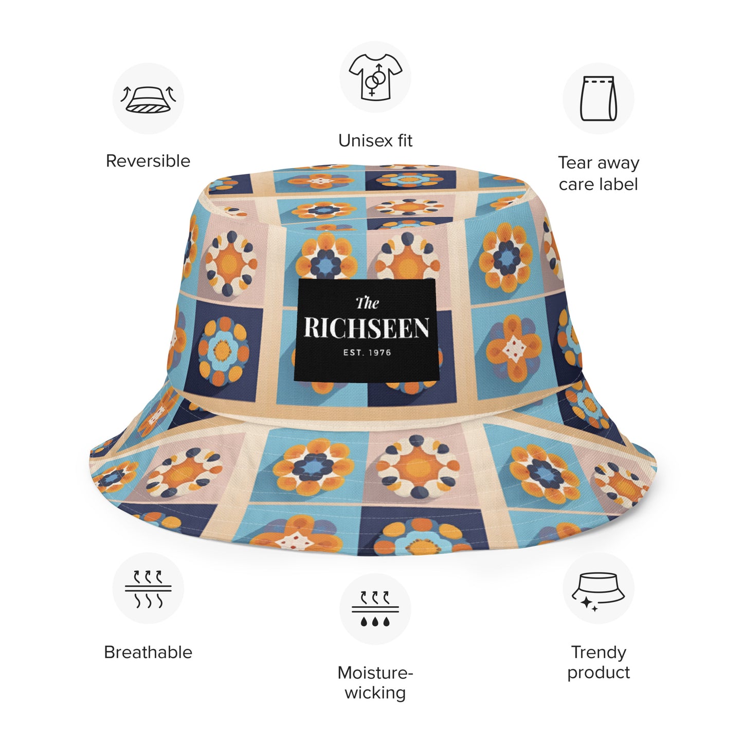 Reversible bucket hat