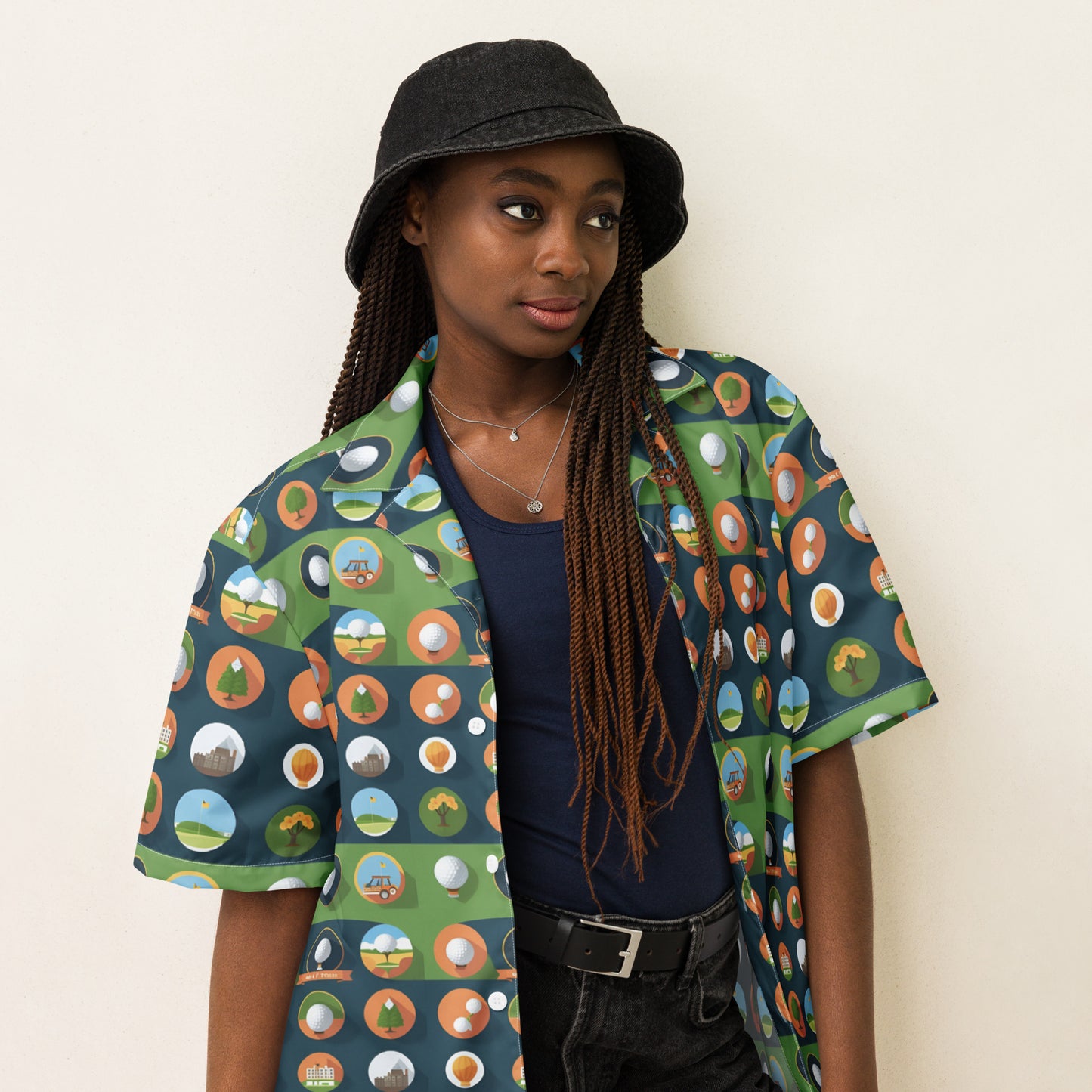 Unisex button shirt