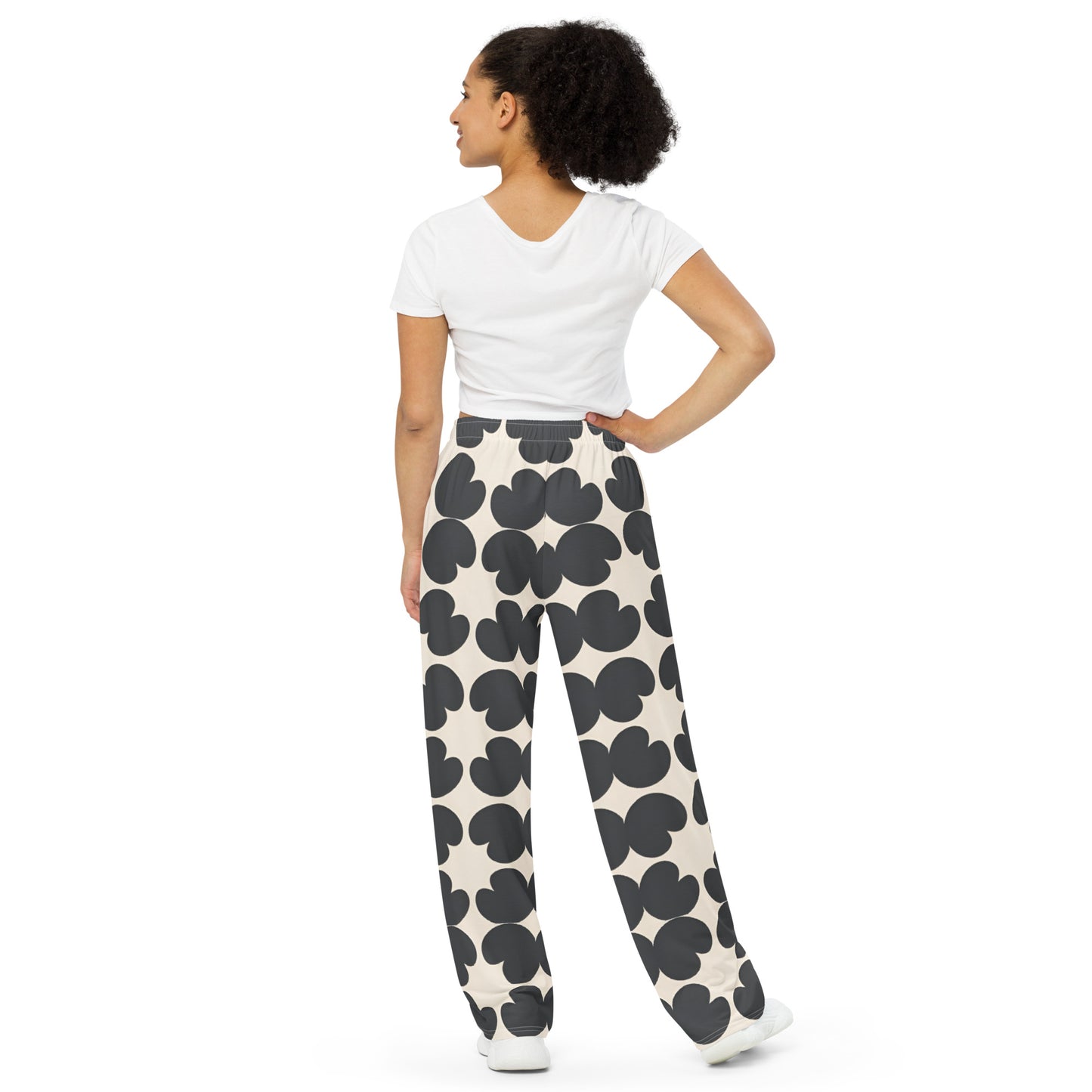 All-over print unisex wide-leg pants