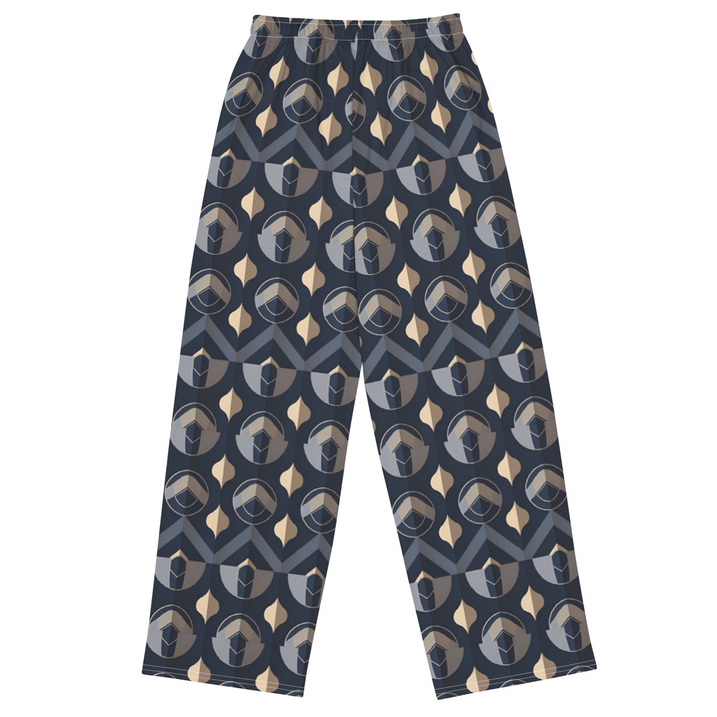 All-over print unisex wide-leg pants