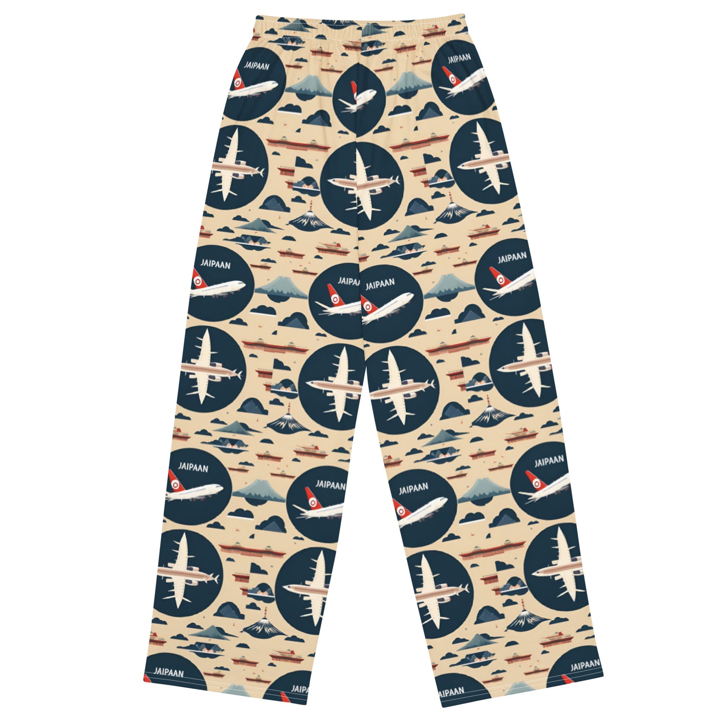 All-over print unisex wide-leg pants