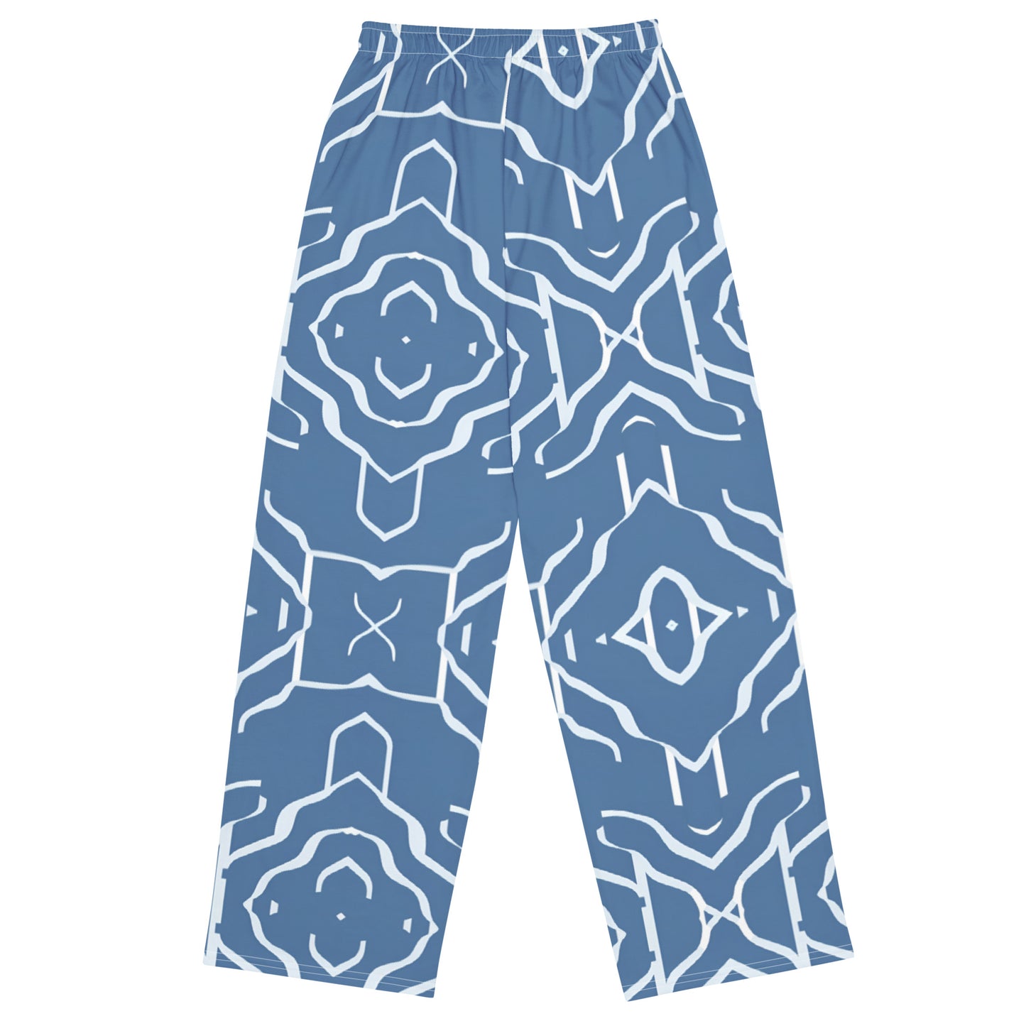 All-over print unisex wide-leg pants