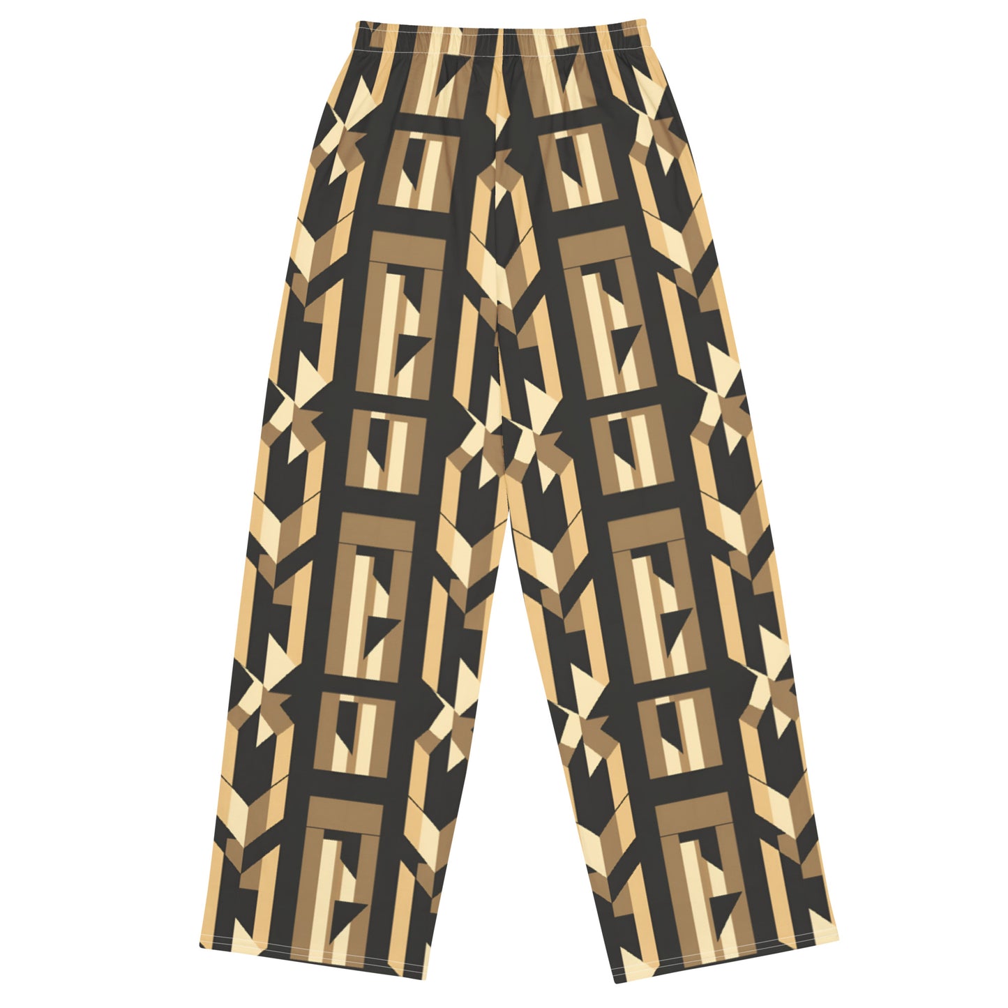 All-over print unisex wide-leg pants