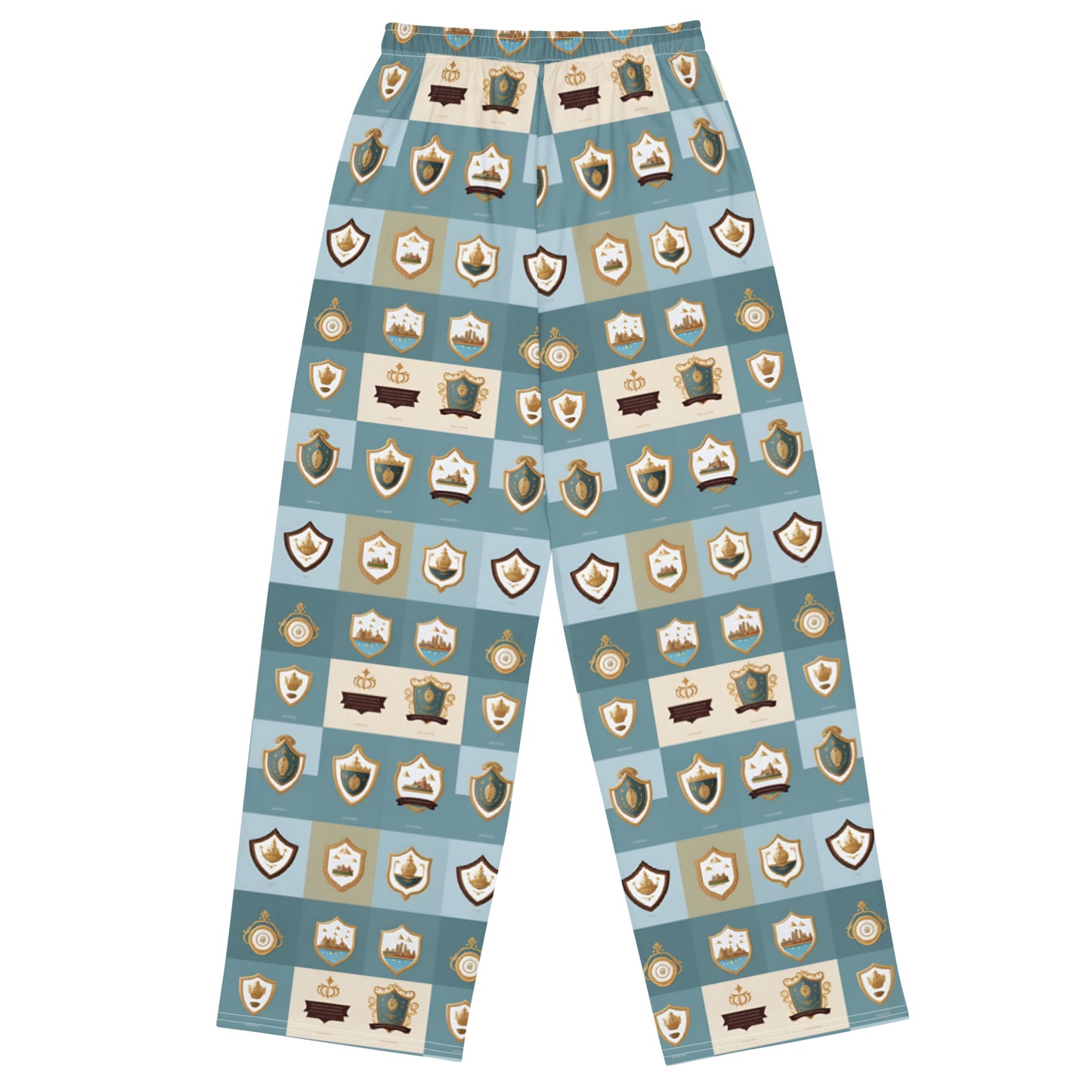 All-over print unisex wide-leg pants