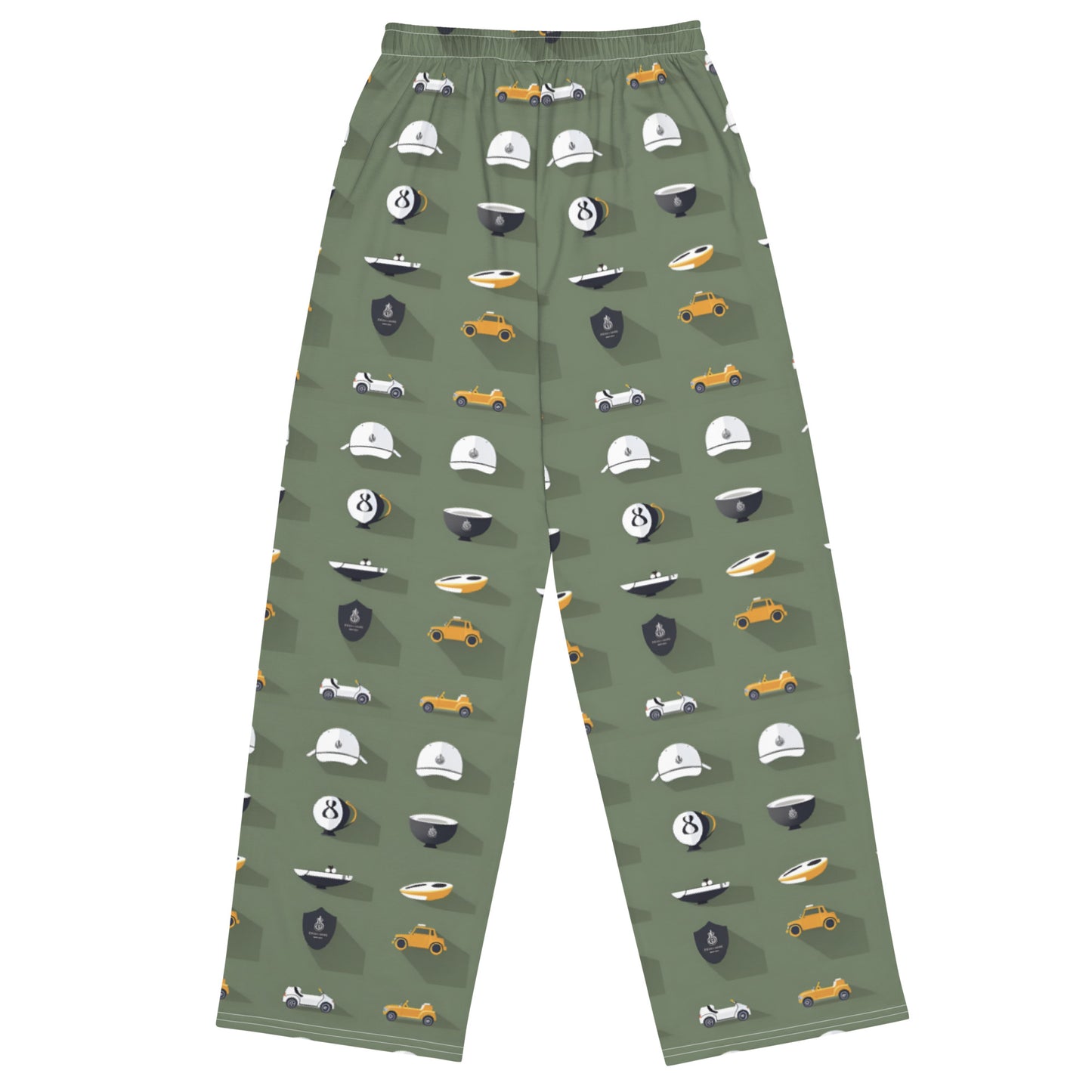 All-over print unisex wide-leg pants