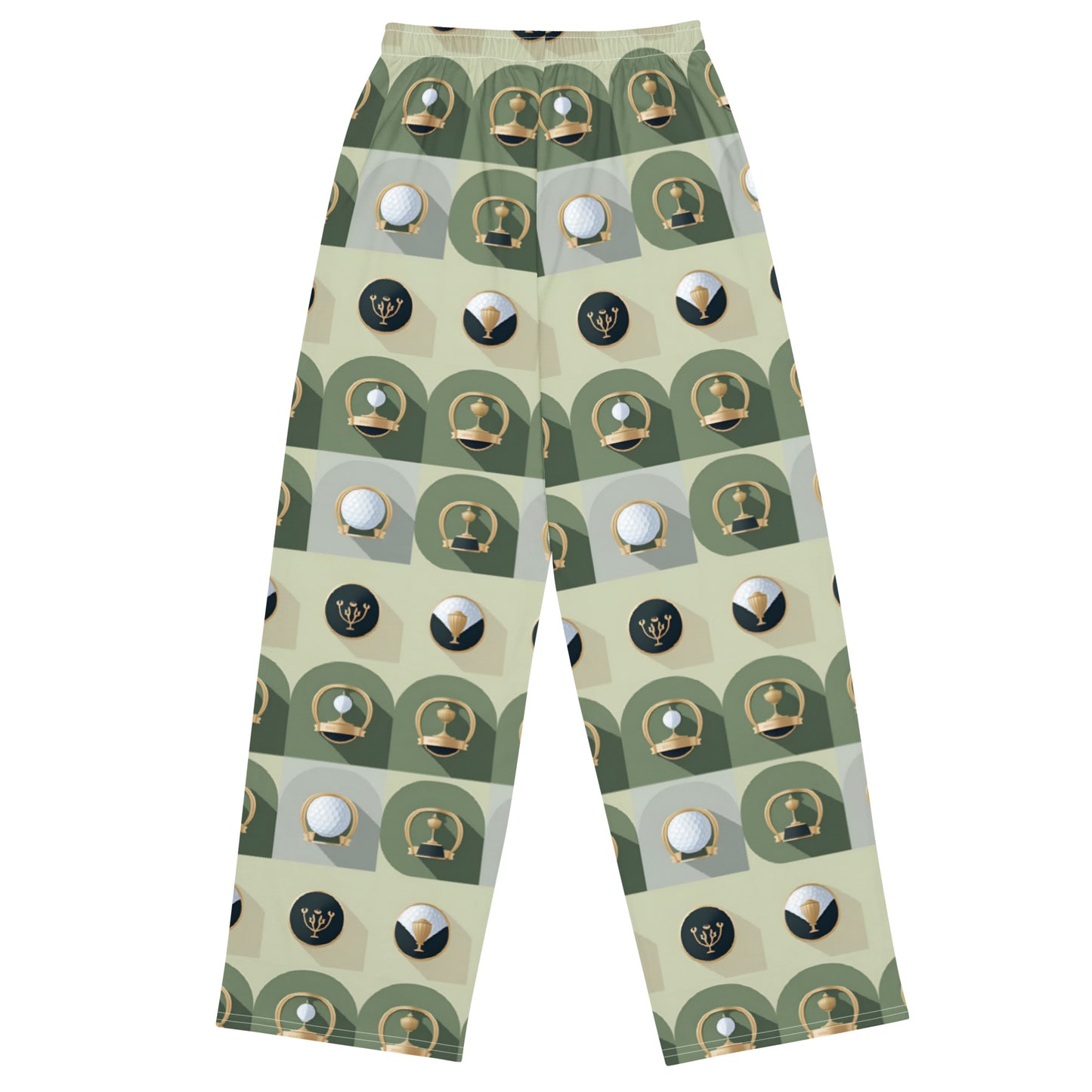 All-over print unisex wide-leg pants