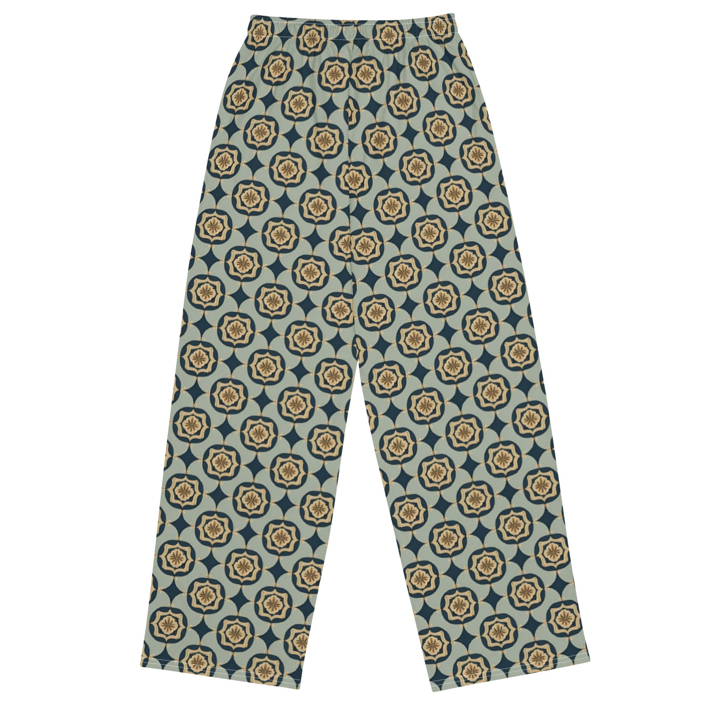 All-over print unisex wide-leg pants