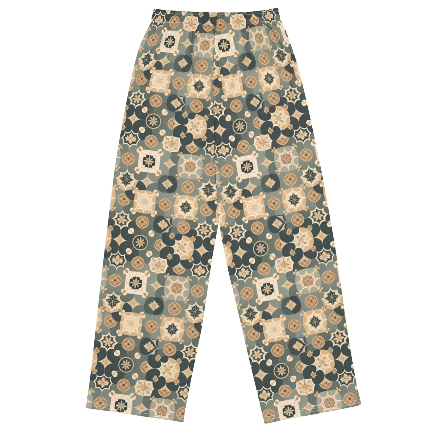 All-over print unisex wide-leg pants