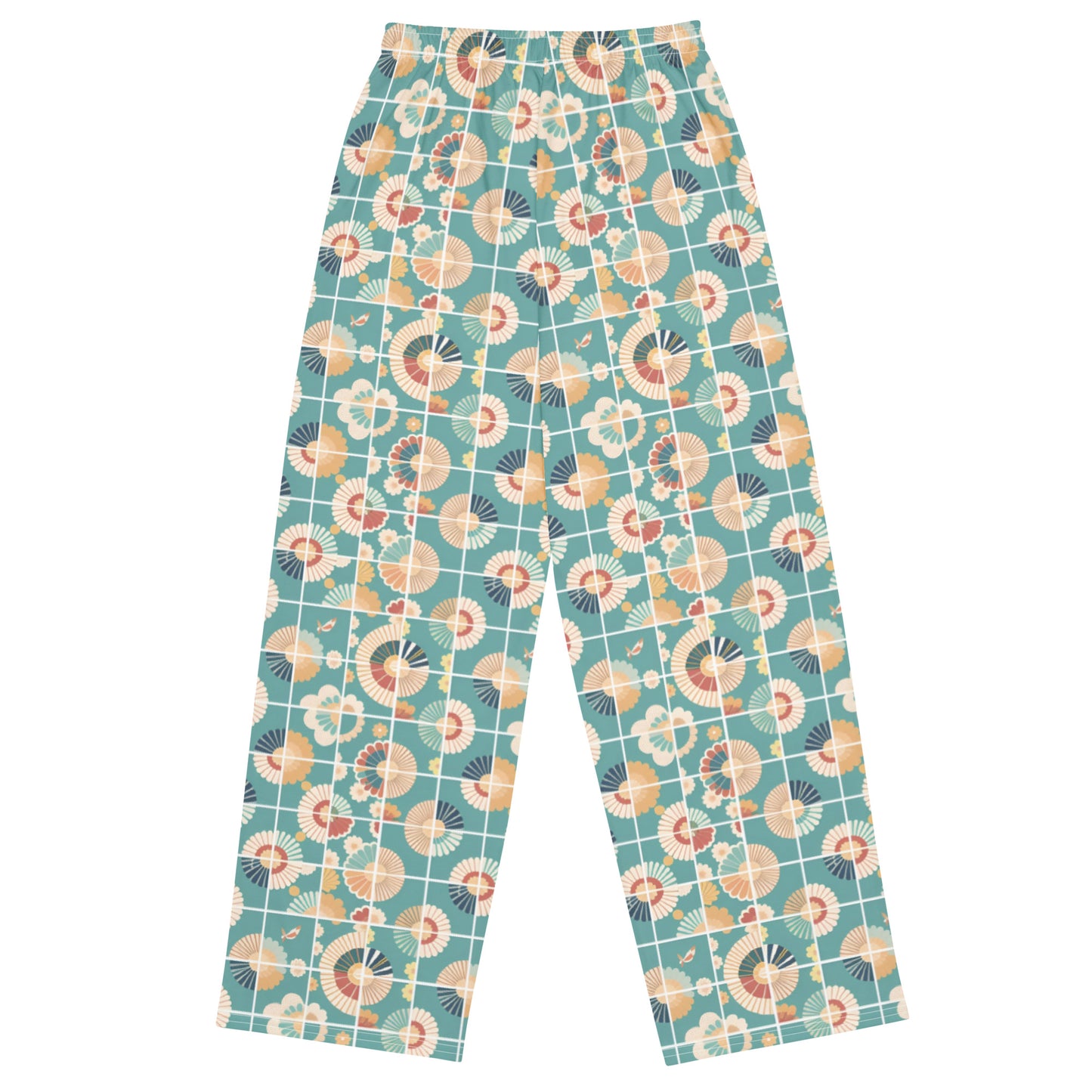 All-over print unisex wide-leg pants