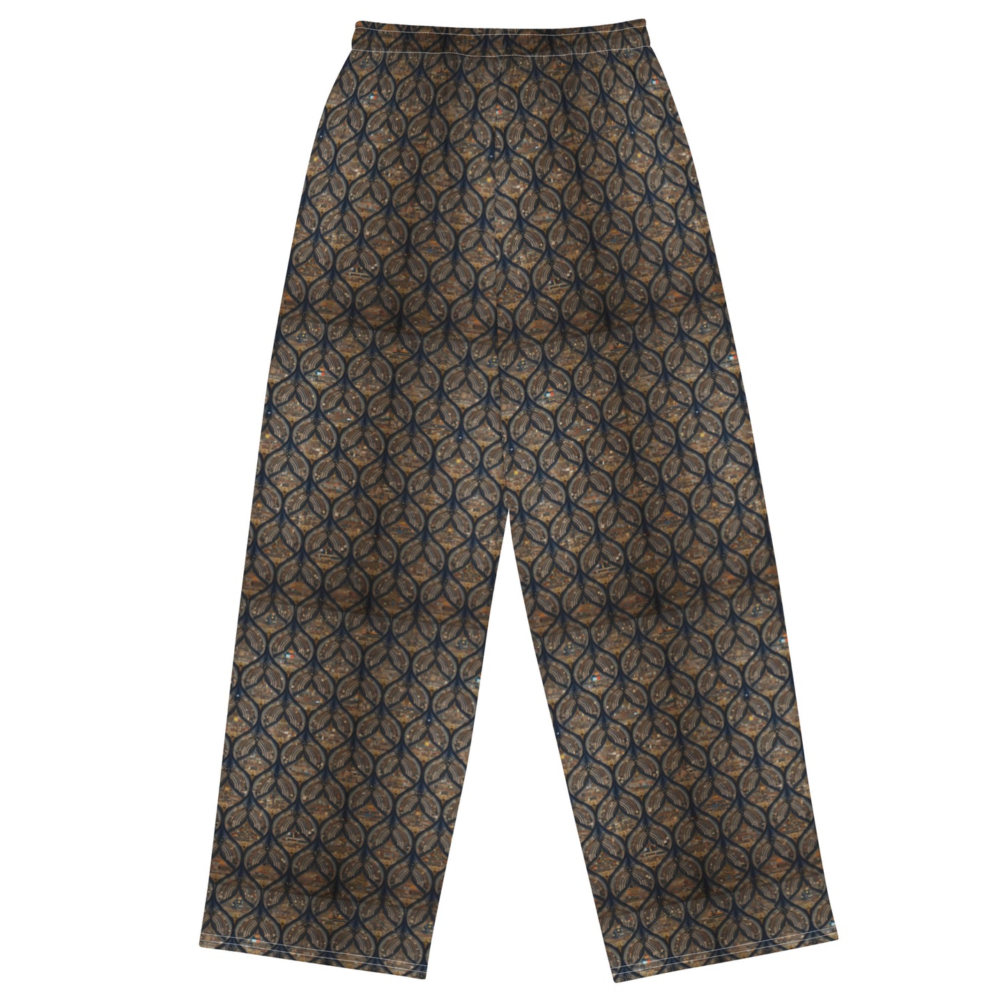 All-over print unisex wide-leg pants