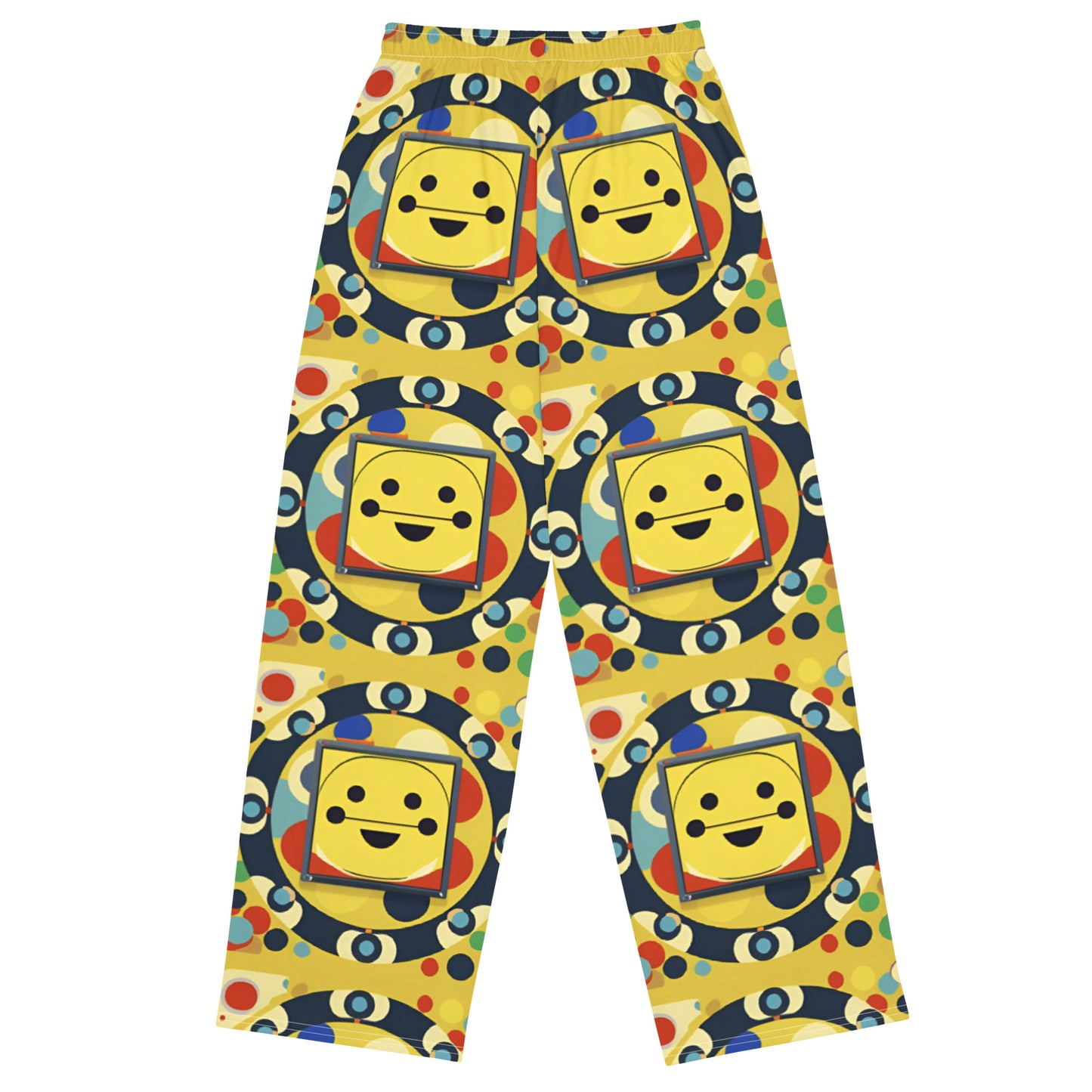 All-over print unisex wide-leg pants