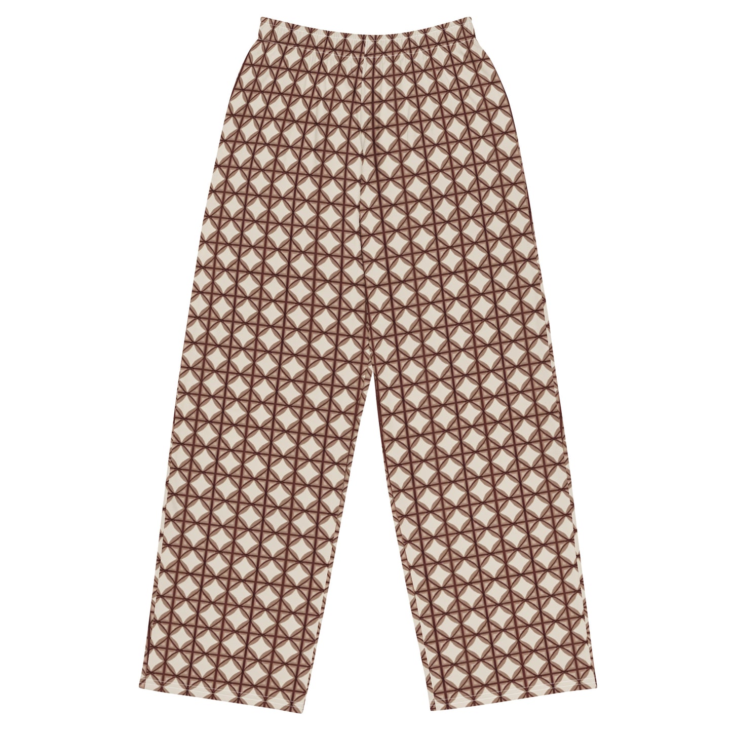 All-over print unisex wide-leg pants