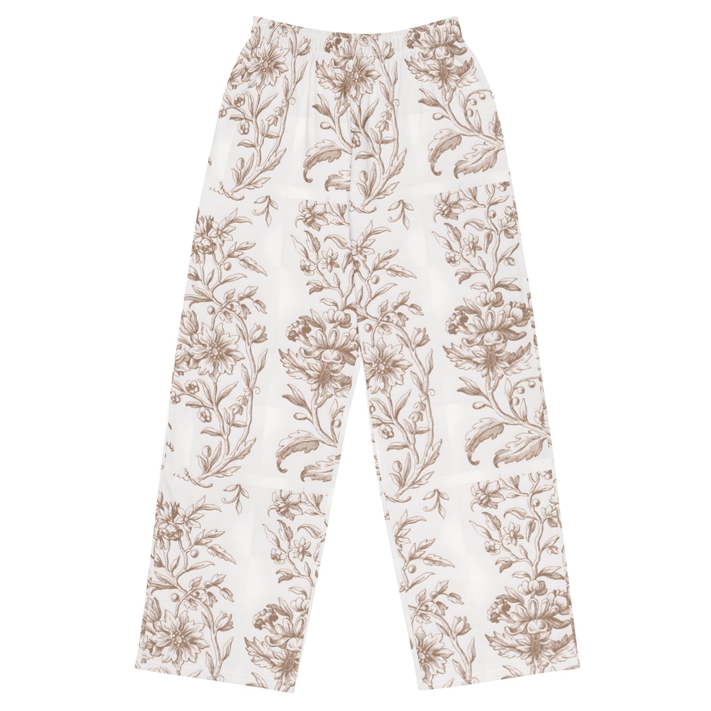 All-over print unisex wide-leg pants