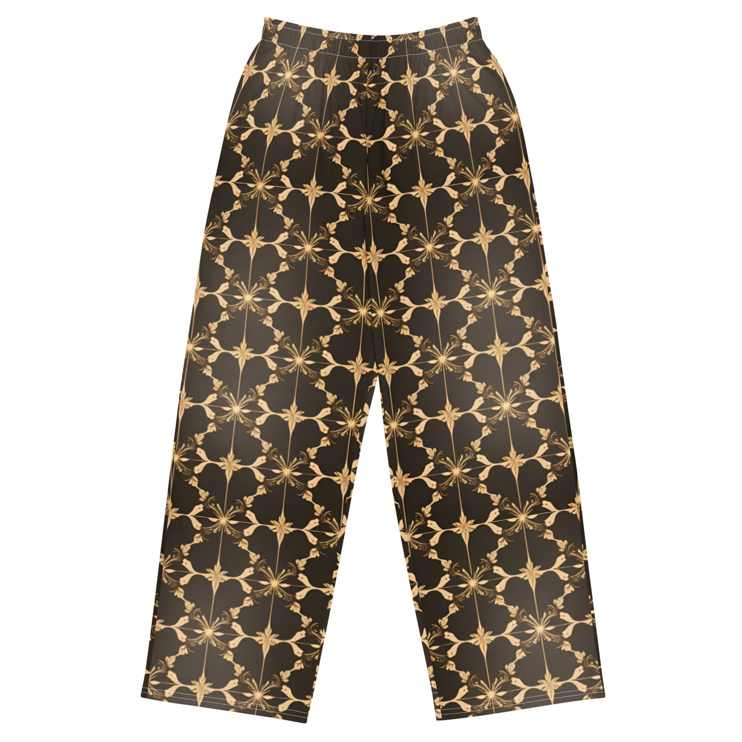 All-over print unisex wide-leg pants