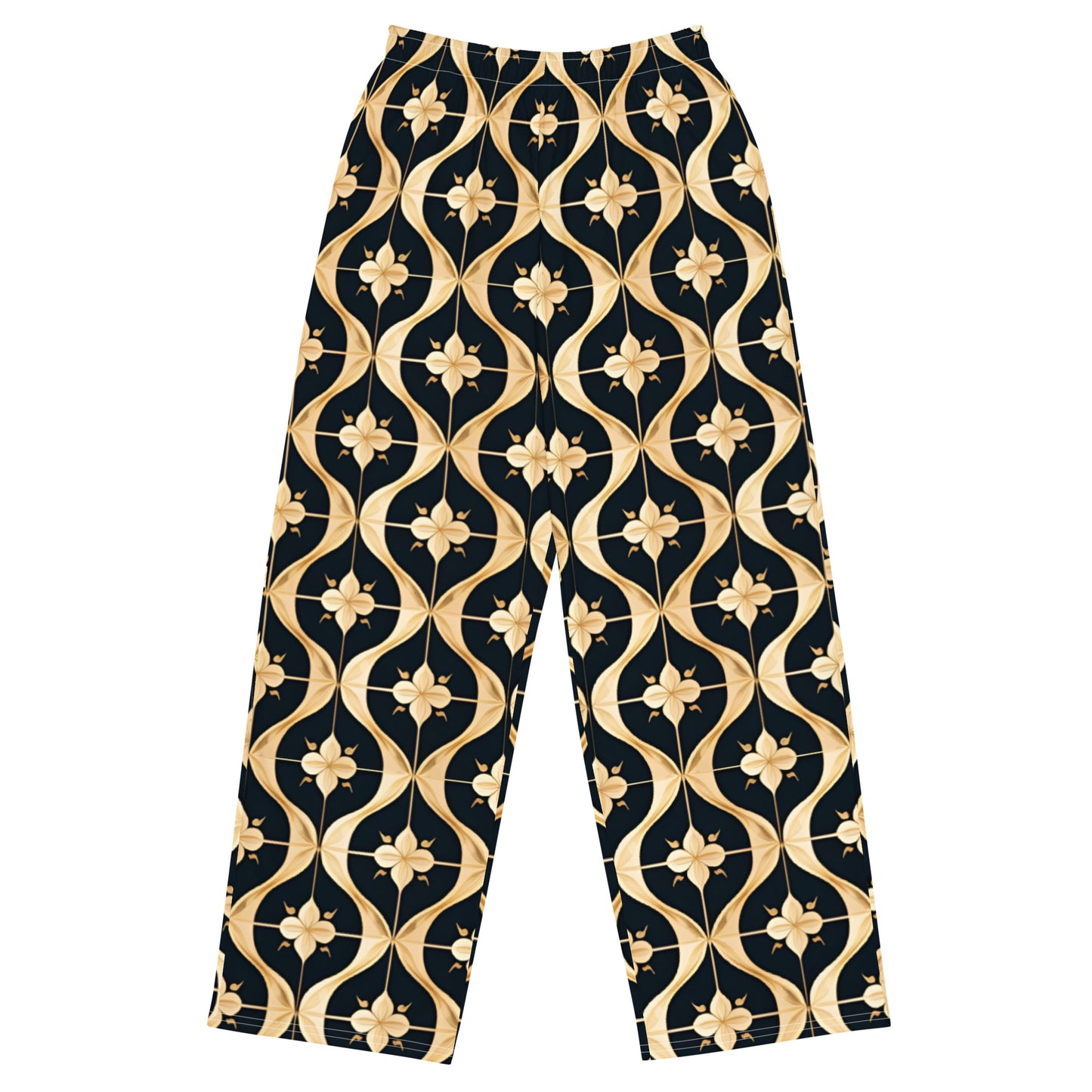 All-over print unisex wide-leg pants