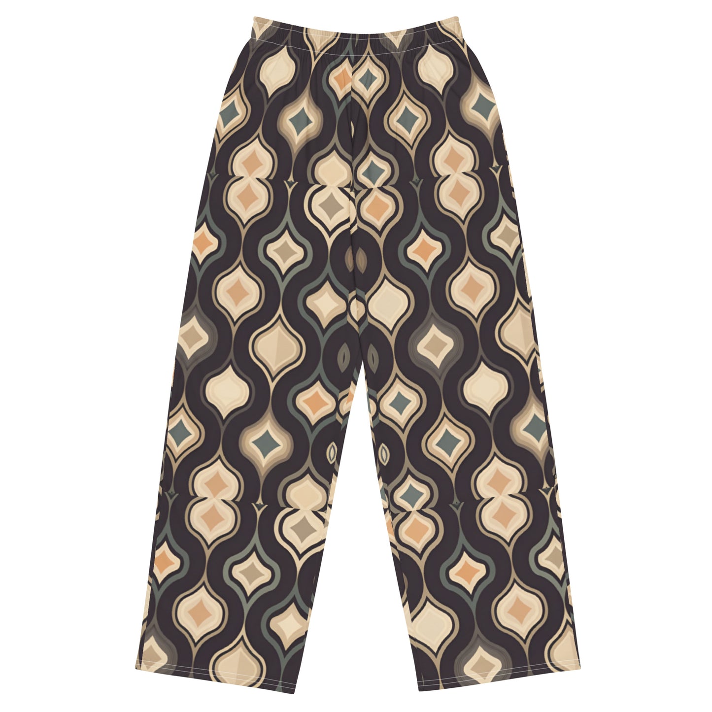 All-over print unisex wide-leg pants