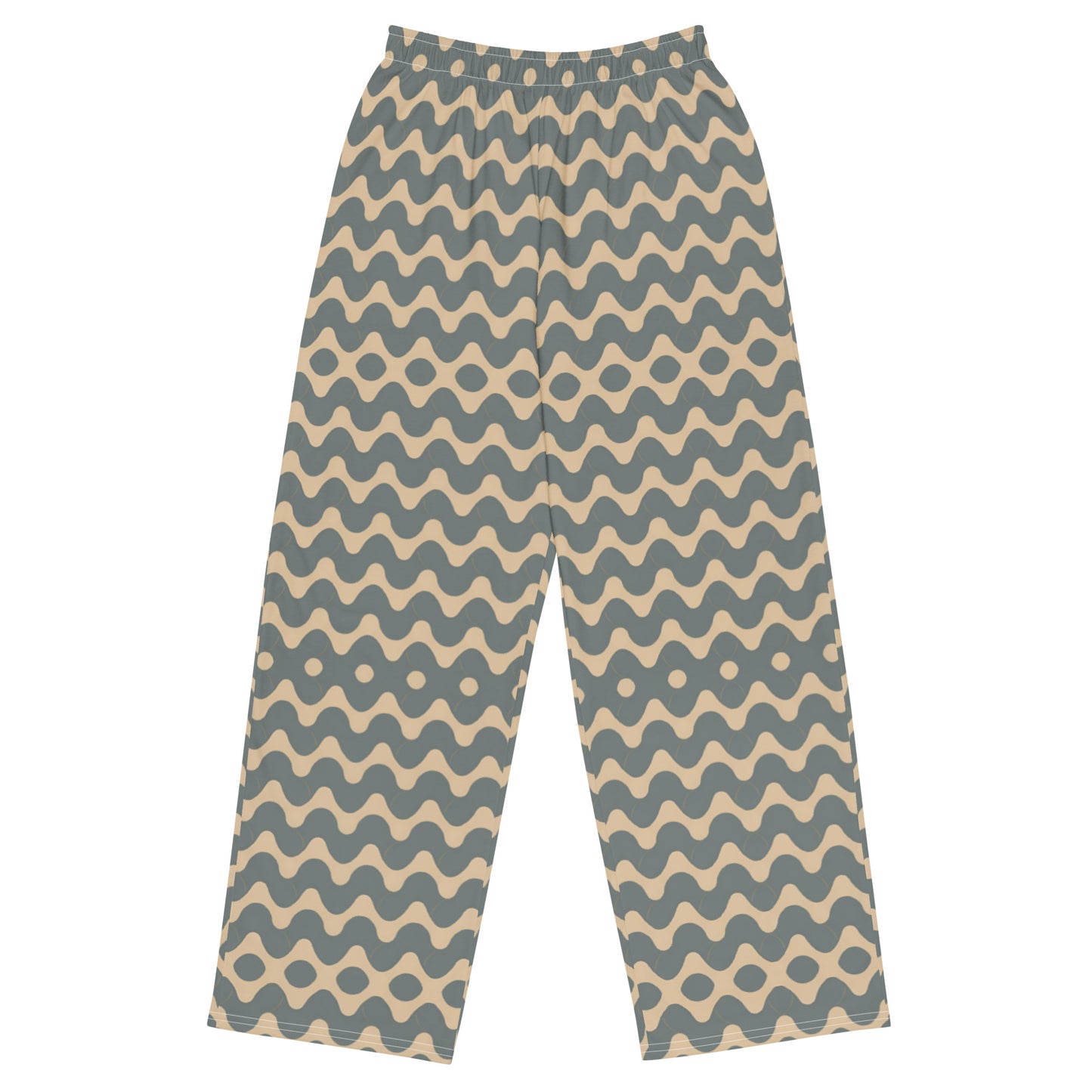 All-over print unisex wide-leg pants