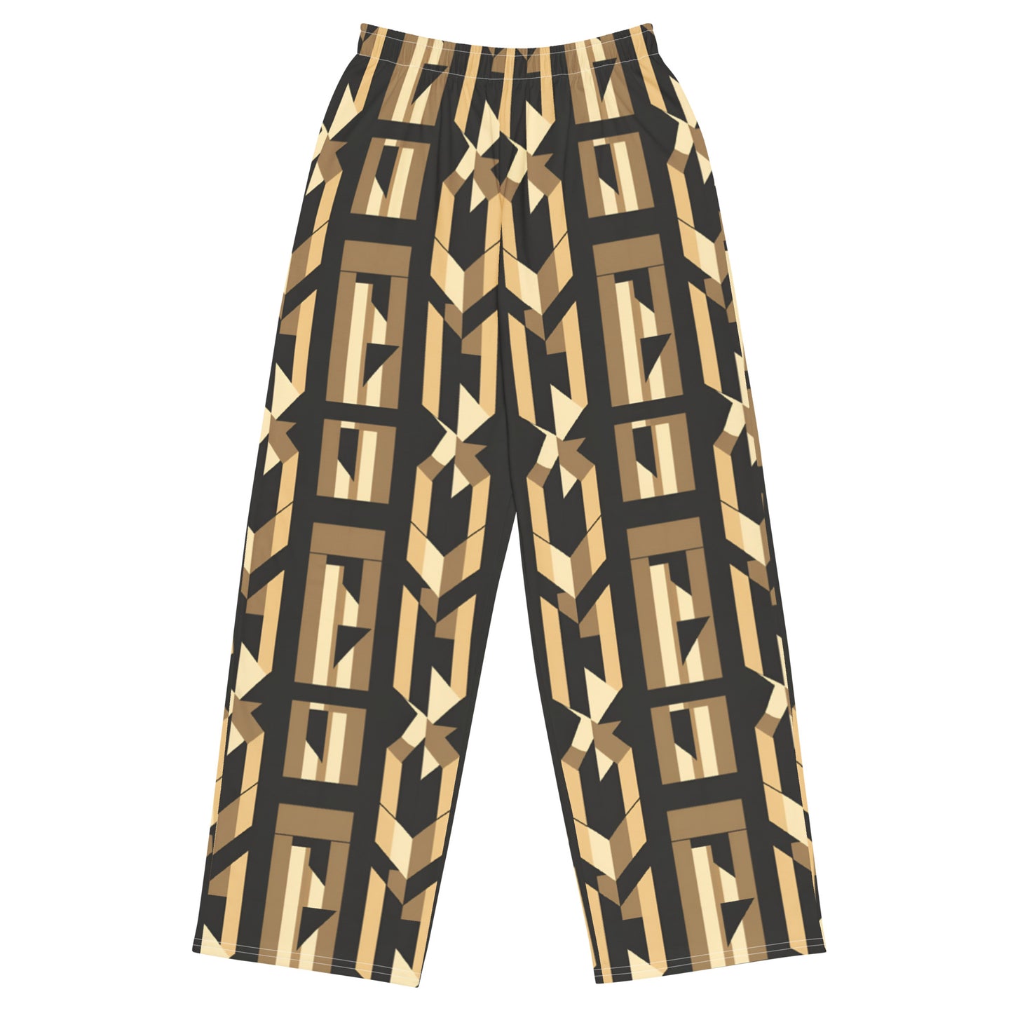 All-over print unisex wide-leg pants