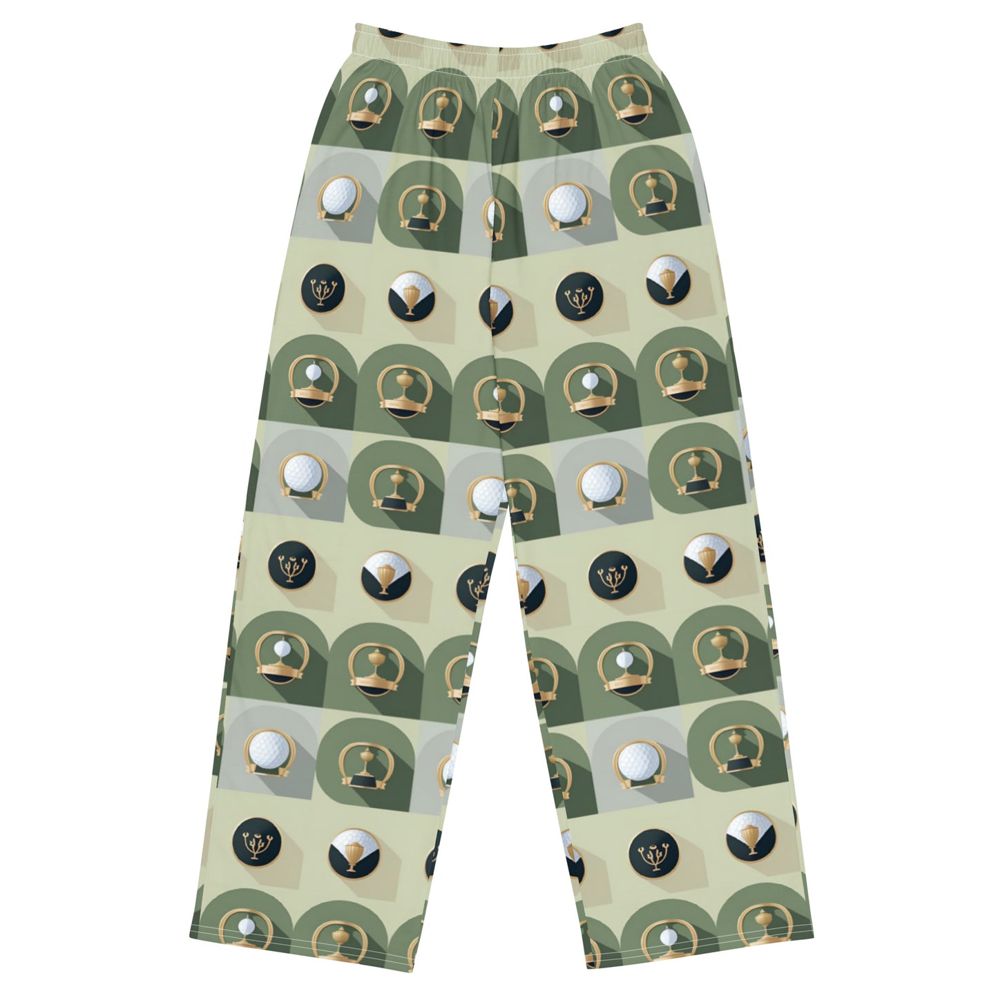 All-over print unisex wide-leg pants