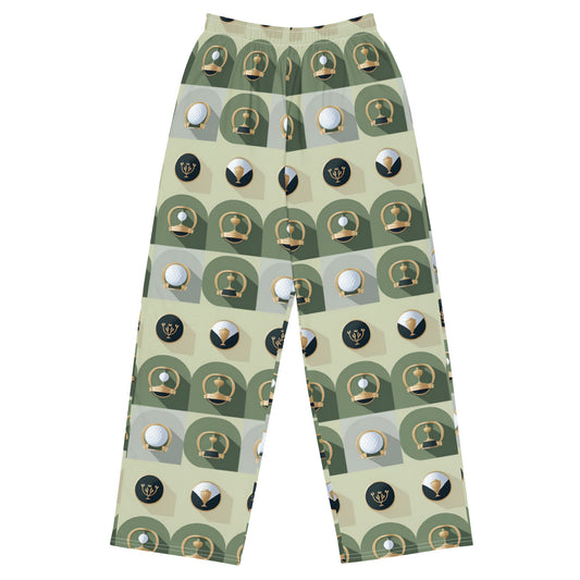 All-over print unisex wide-leg pants