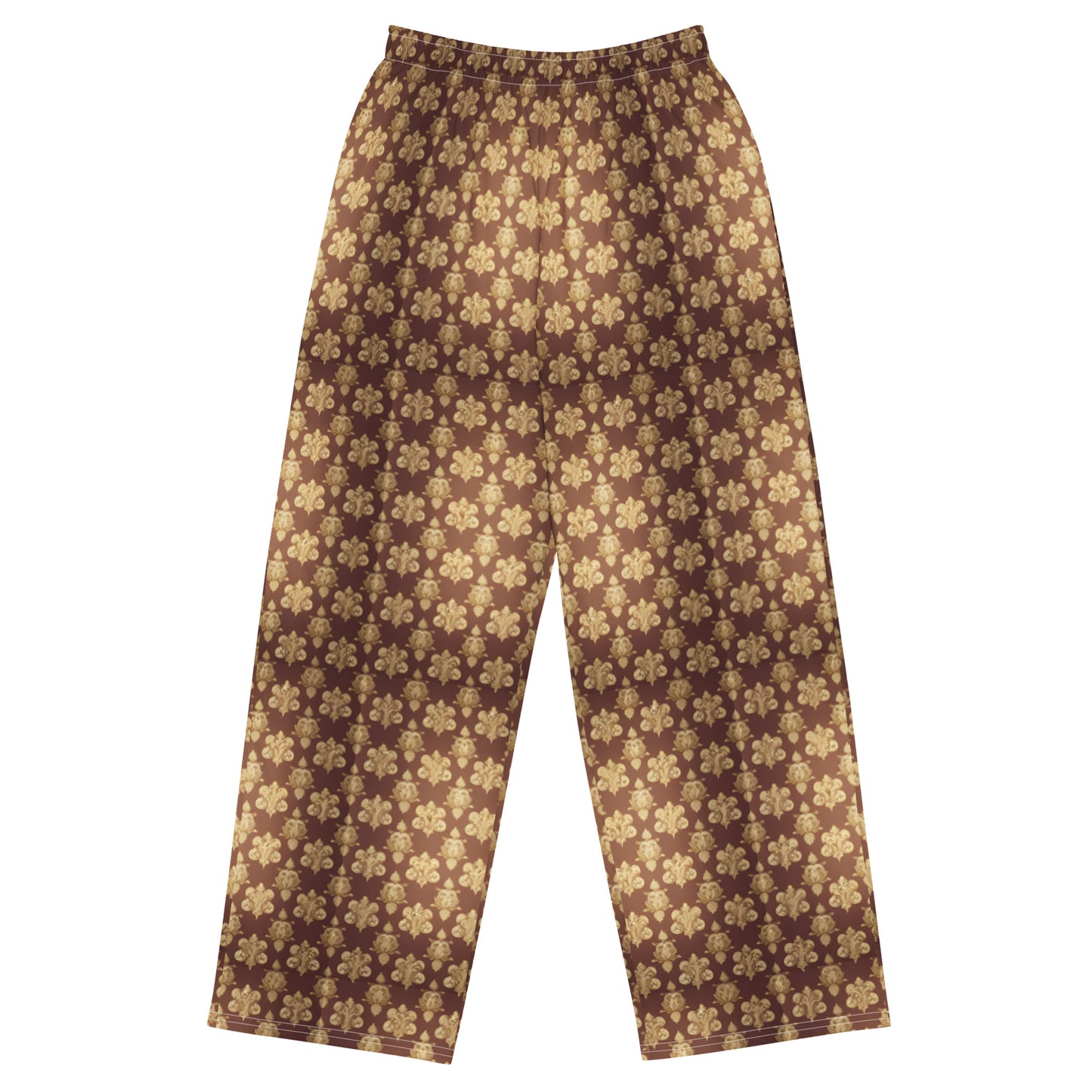 All-over print unisex wide-leg pants