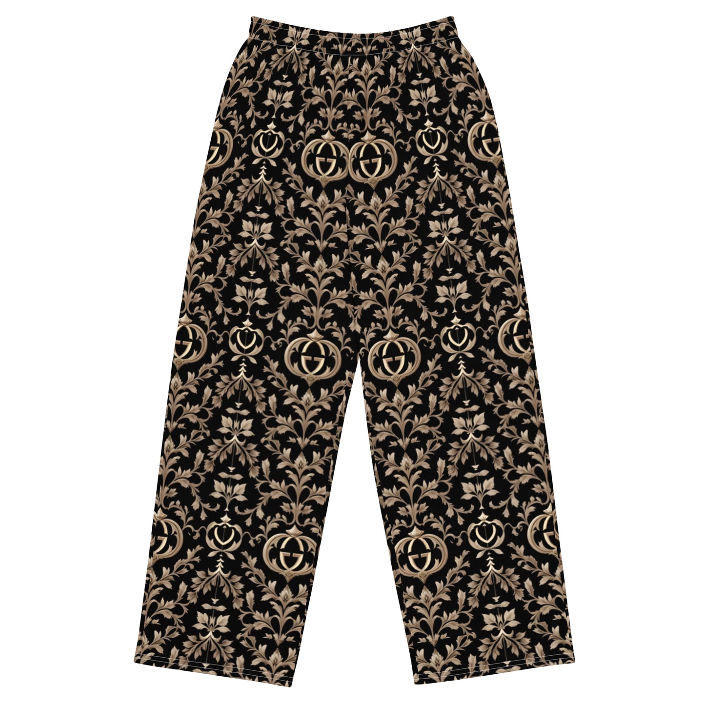 All-over print unisex wide-leg pants