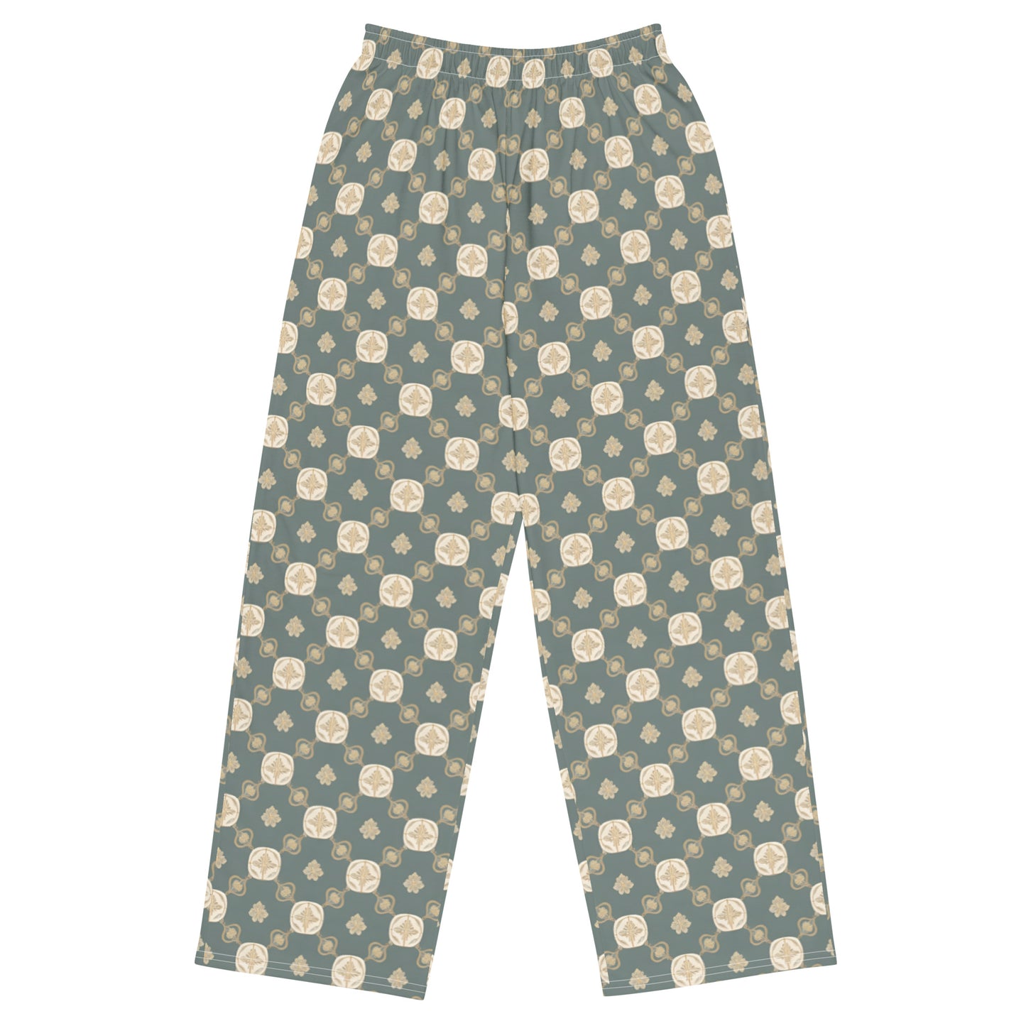 All-over print unisex wide-leg pants