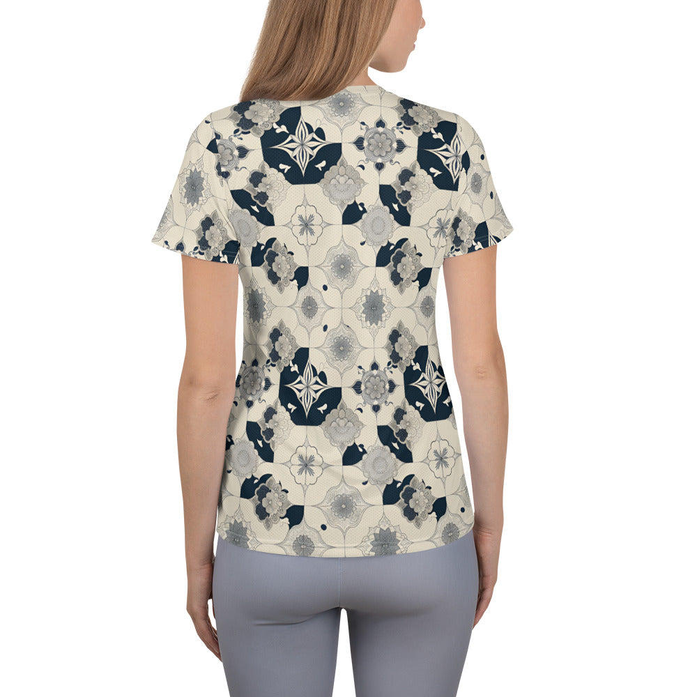 All-Over Print Women's Athletic T-shirt