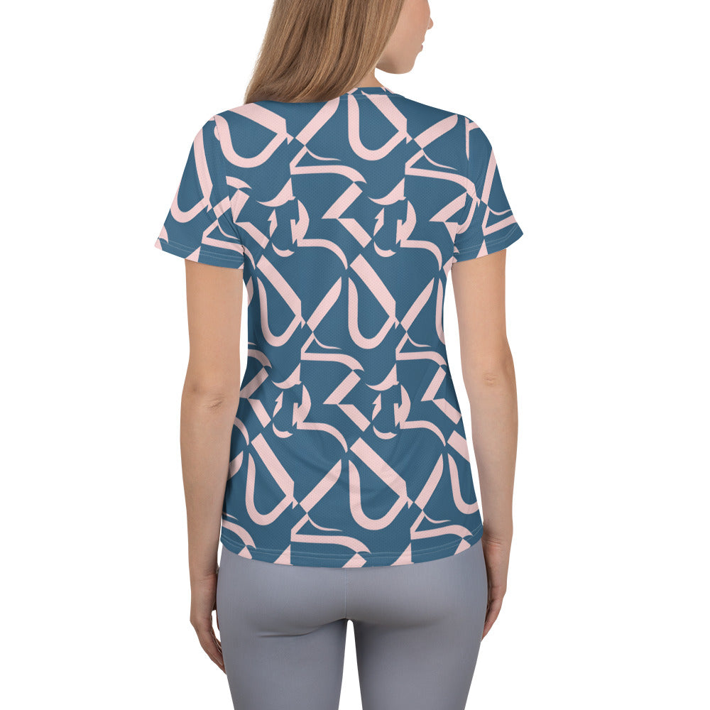 All-Over Print Women's Athletic T-shirt