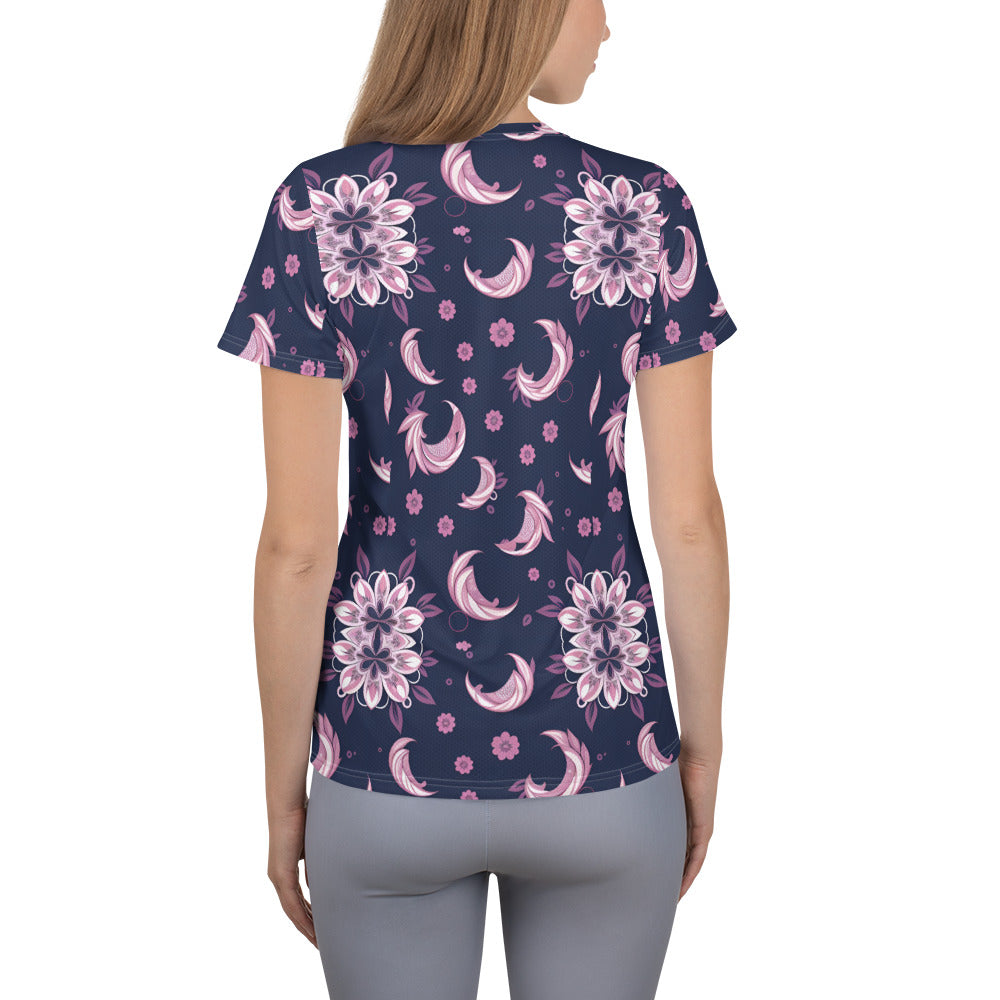 All-Over Print Women's Athletic T-shirt