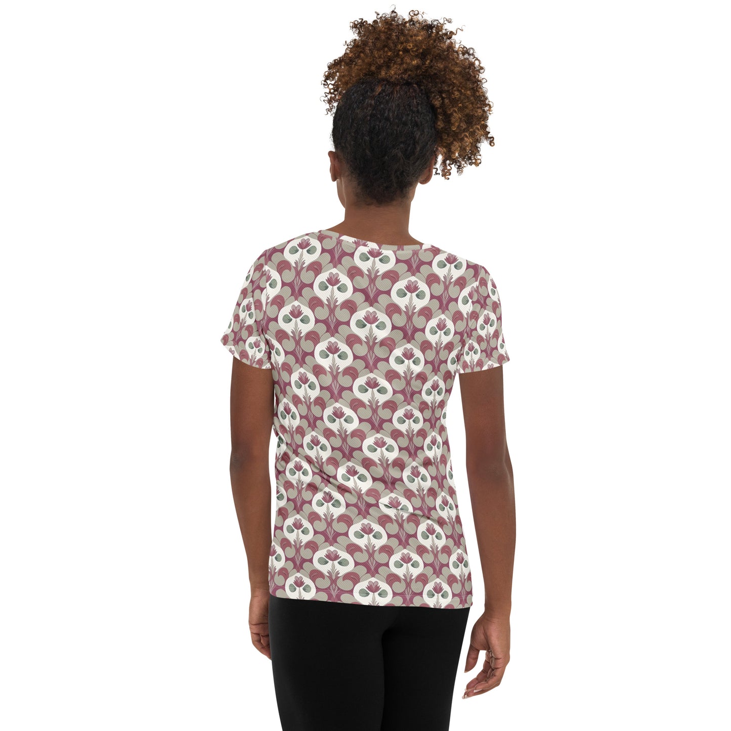 All-Over Print Women's Athletic T-shirt