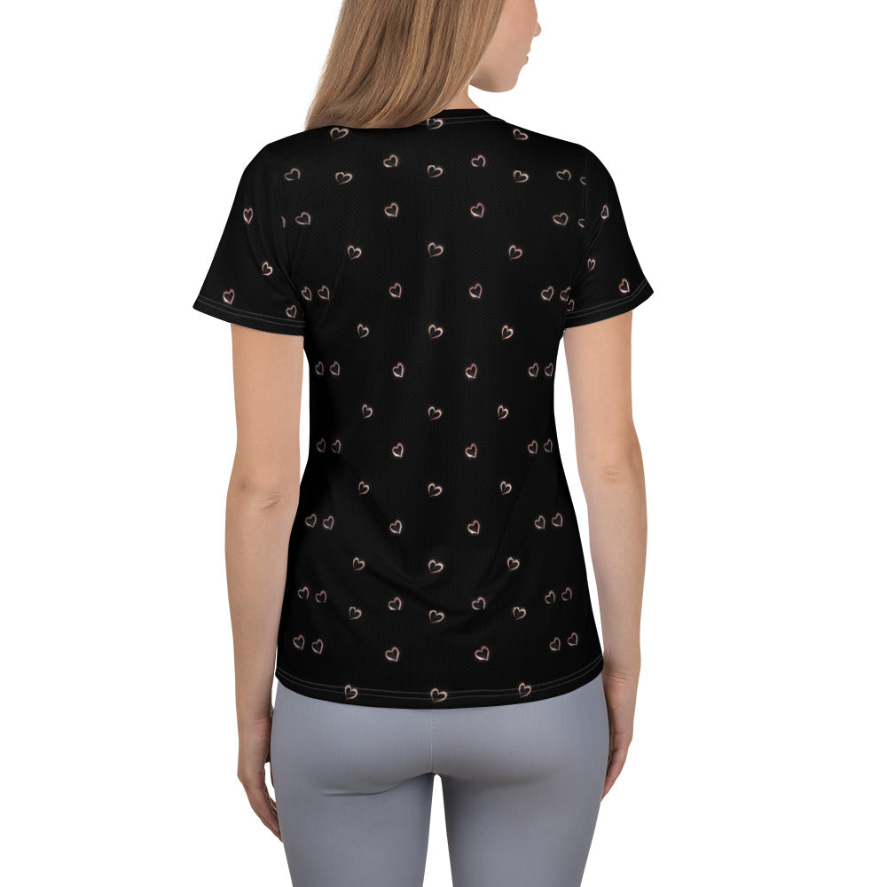 All-Over Print Women's Athletic T-shirt