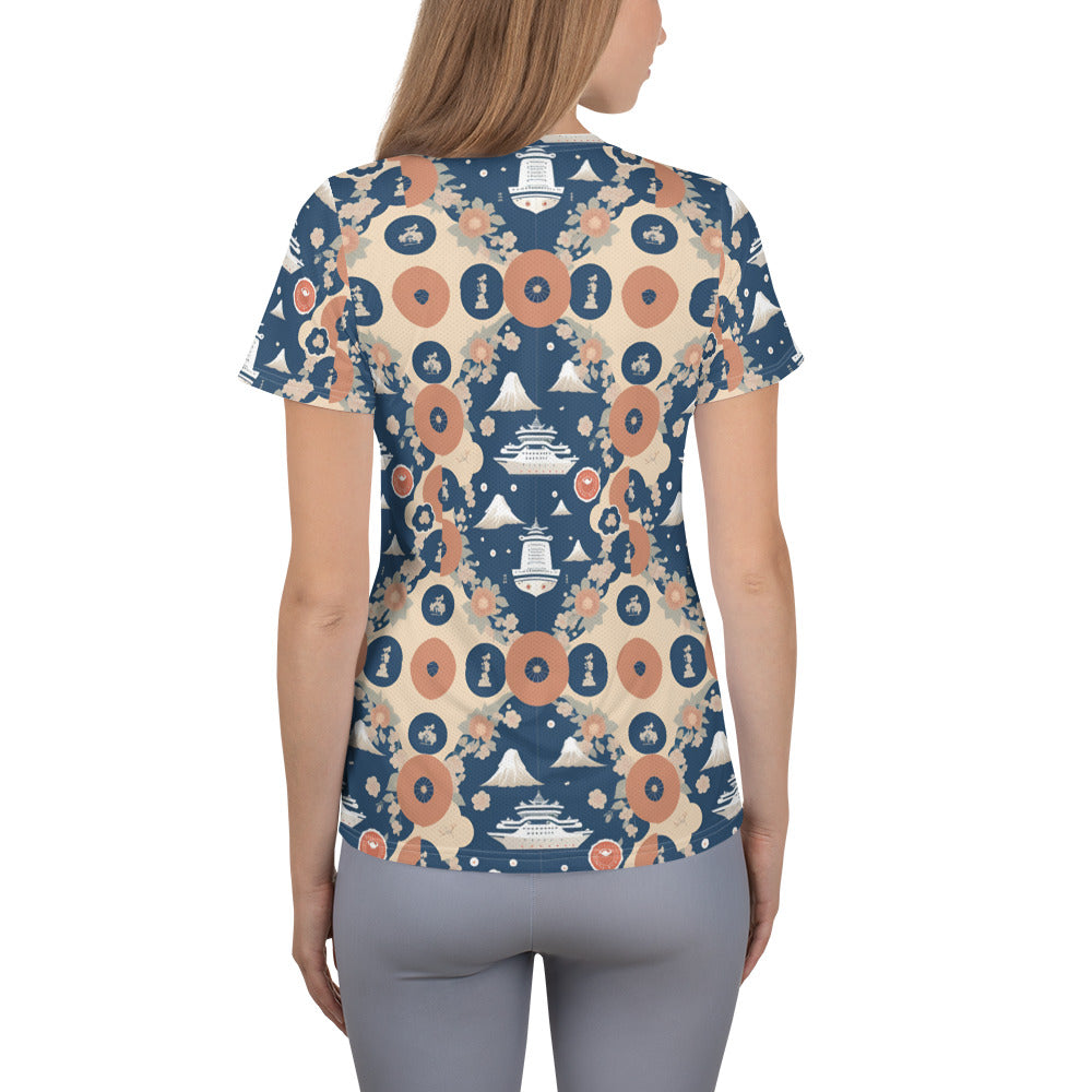 All-Over Print Women's Athletic T-shirt