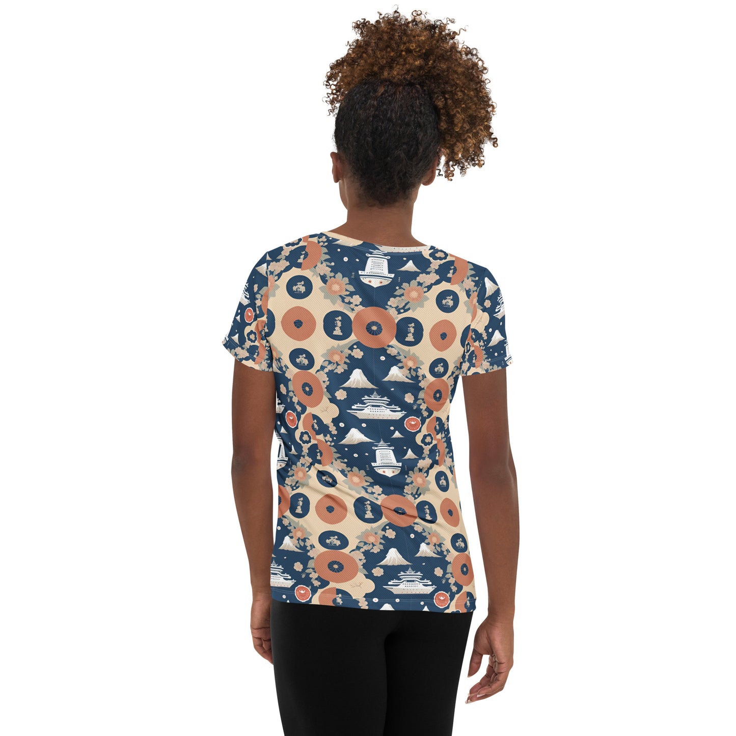 All-Over Print Women's Athletic T-shirt