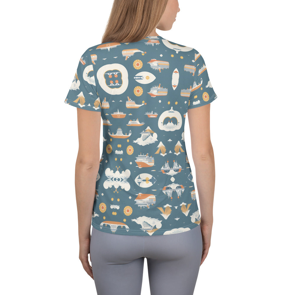 All-Over Print Women's Athletic T-shirt