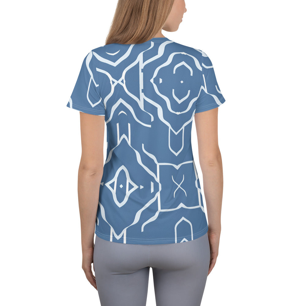 All-Over Print Women's Athletic T-shirt