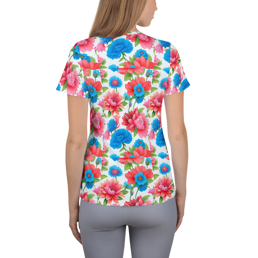 All-Over Print Women's Athletic T-shirt