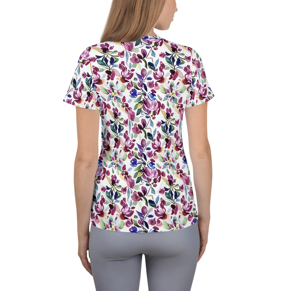 All-Over Print Women's Athletic T-shirt